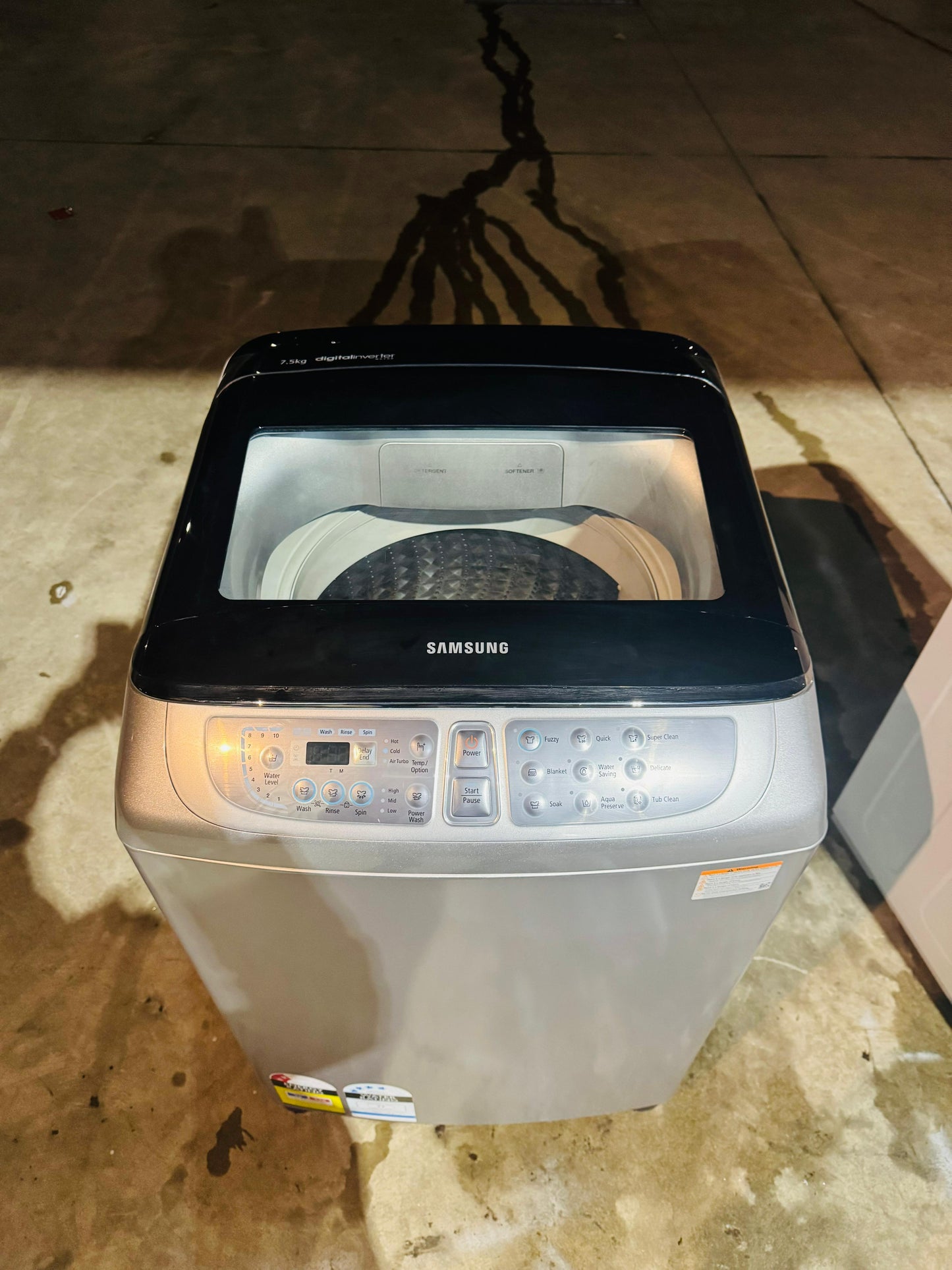 SAMSUNG 7.5KGS TOP LOADER WASHING MACHINE