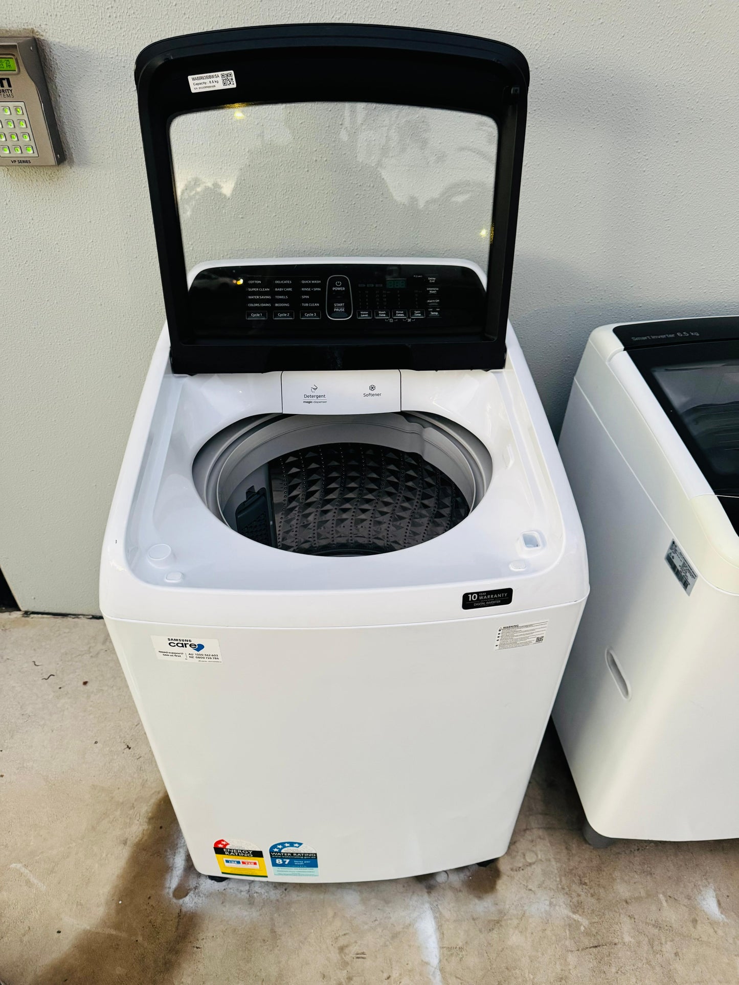 SAMSUNG 8.5KGS TOP LOADER WASHING MACHINE