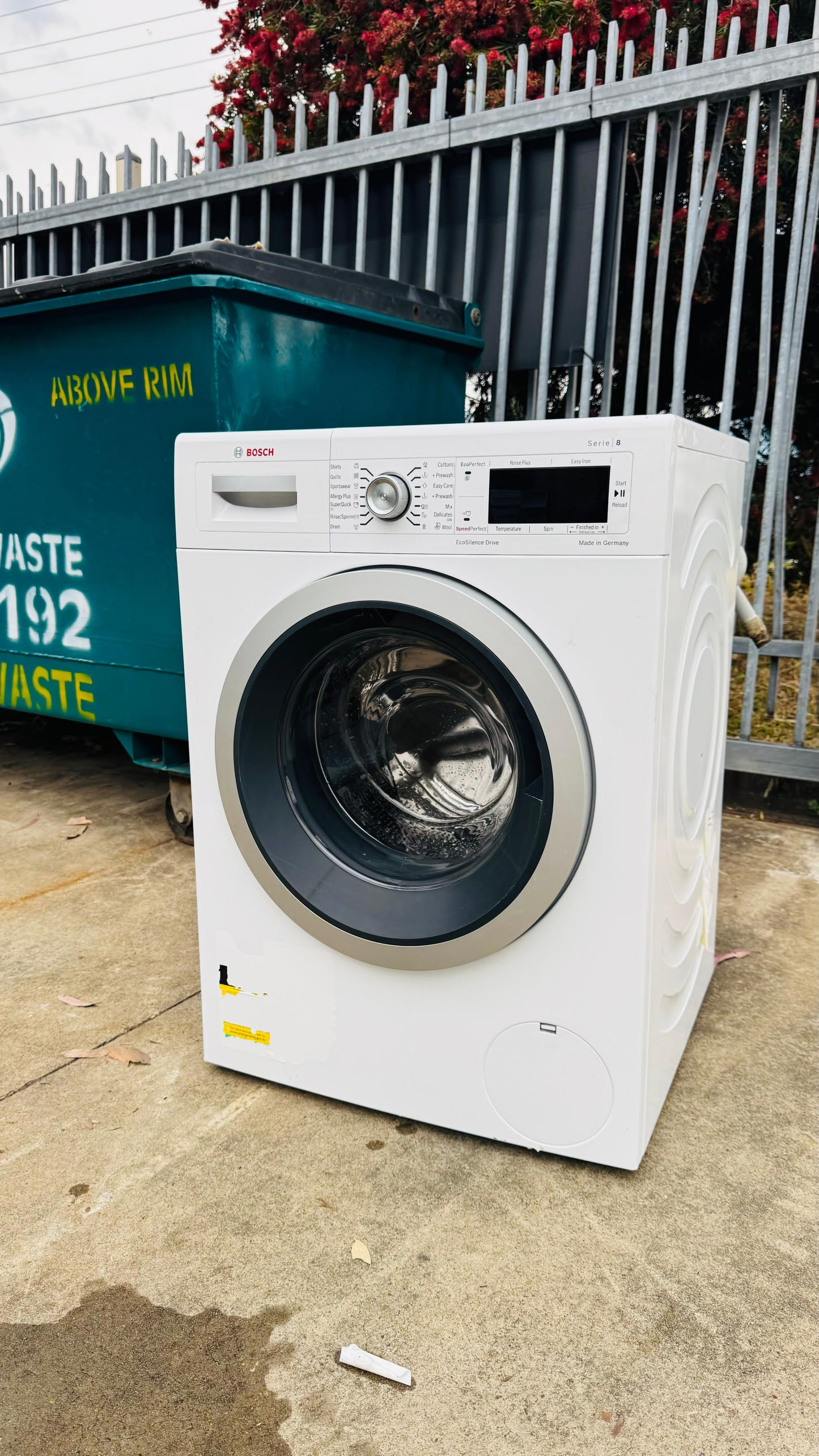 BOSCH 8KGS FRONT LOADER WASHING MACHINE SERIES8