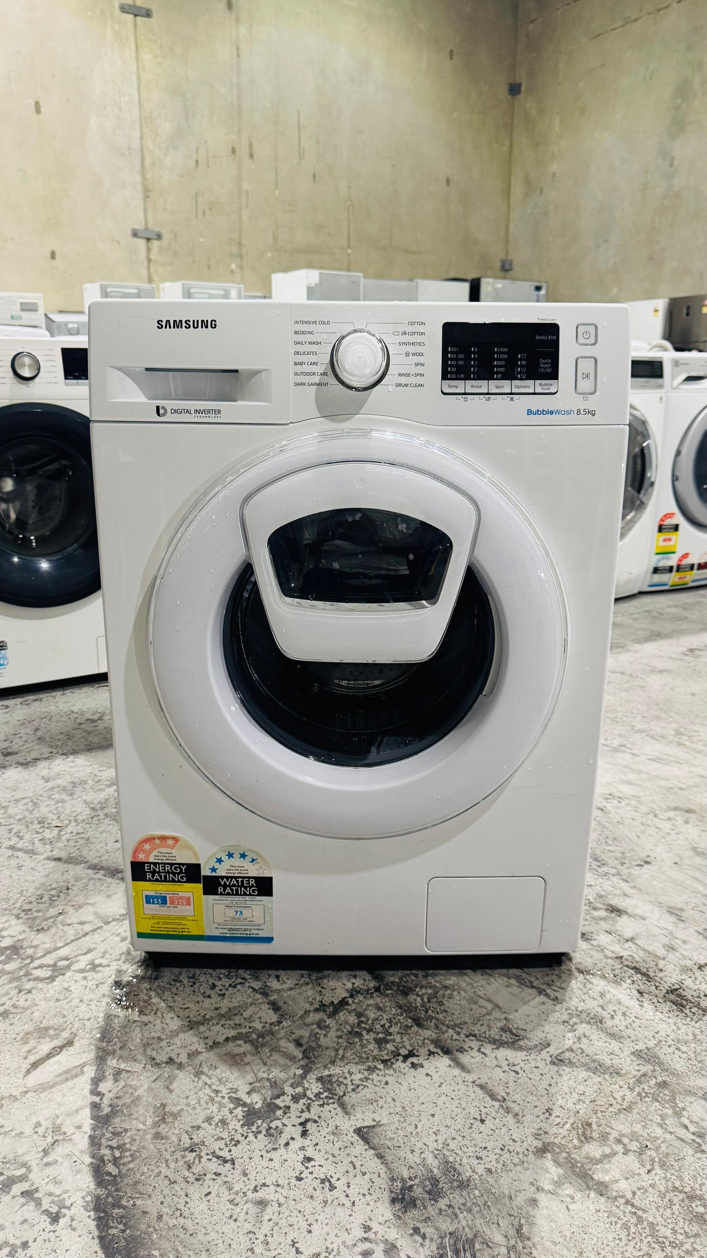 SAMSUNG 8.5KGS FRONT LOADER WASHING MACHINE