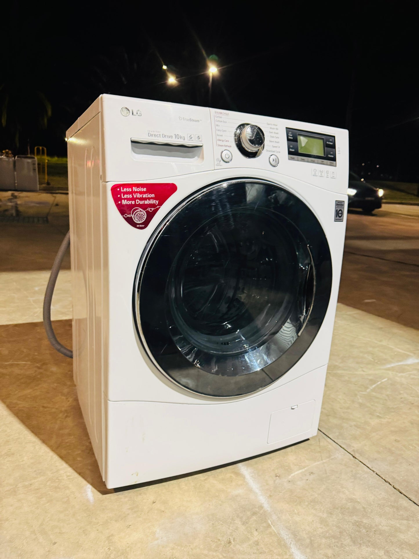 LG 10KGS FRONT LOADER WASHING MACHINE