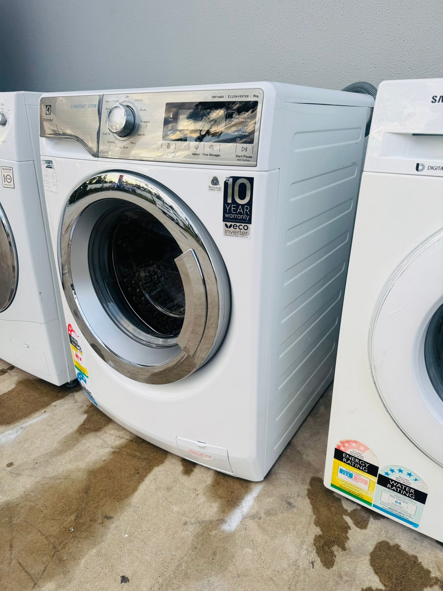 ELECTROLUX 9 KGS FRONT LOADER WASHING MACHINE
