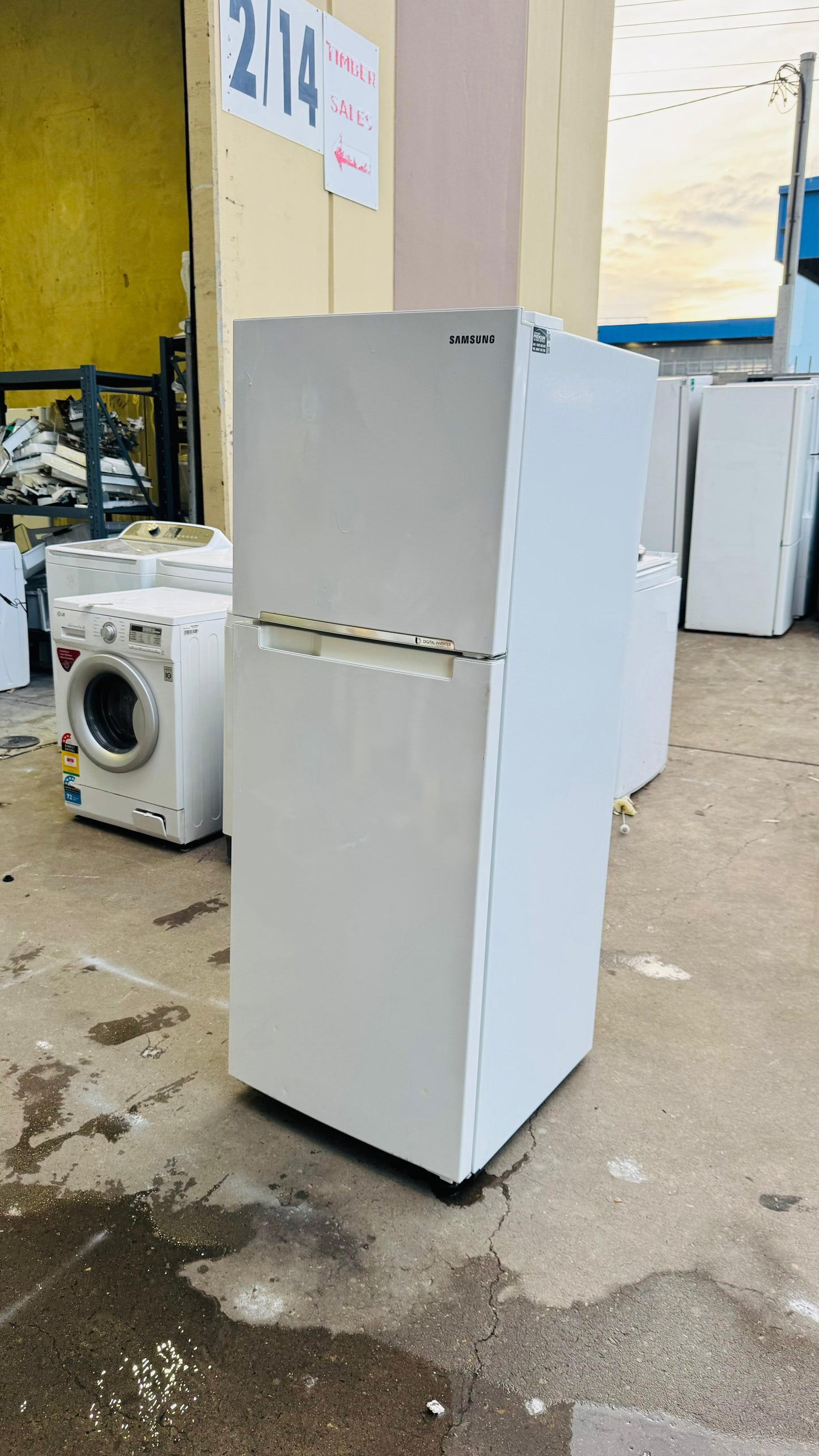 SAMSUNG 318 LITRES FRIDGE FREEZER