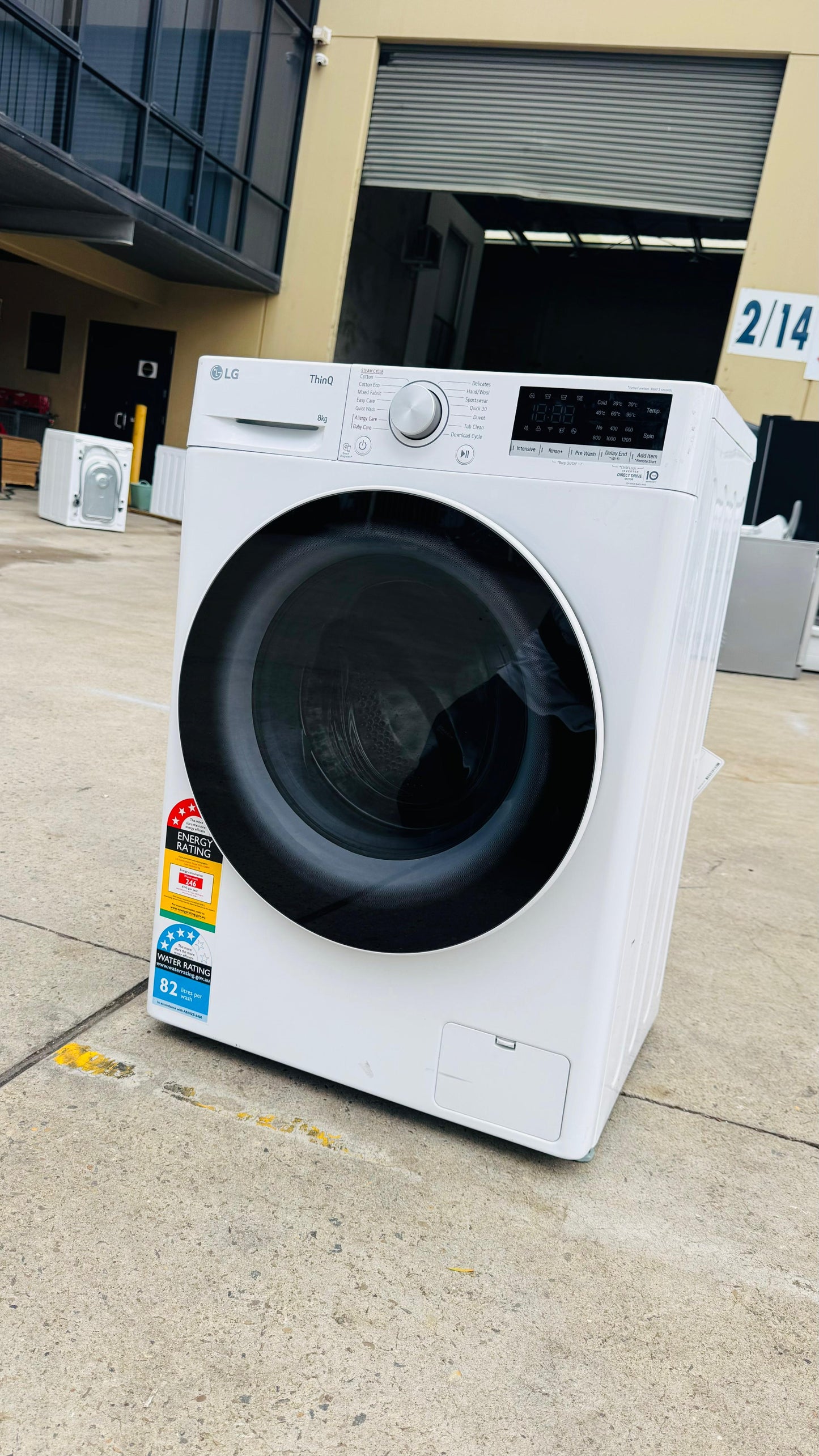 LG 9KGS FRONT LOADER WASHING MACHINE