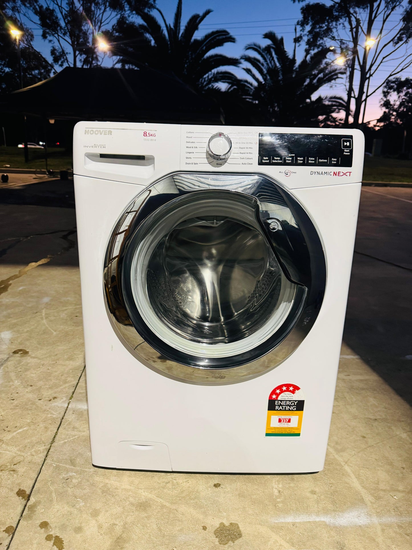 HOOVER 8.5KGS FRONT LOADER WASHING MACHINE