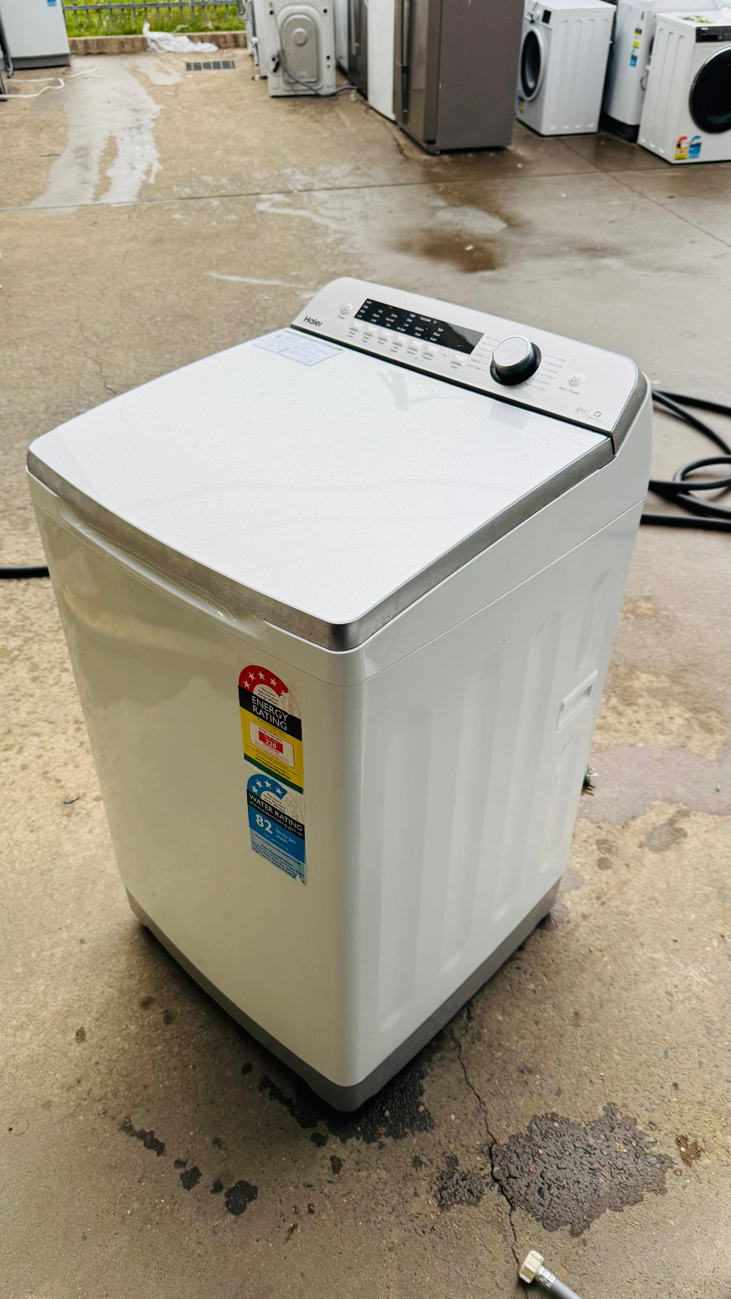 HAIER 8KGS TOP LOADER WASHING MACHINE