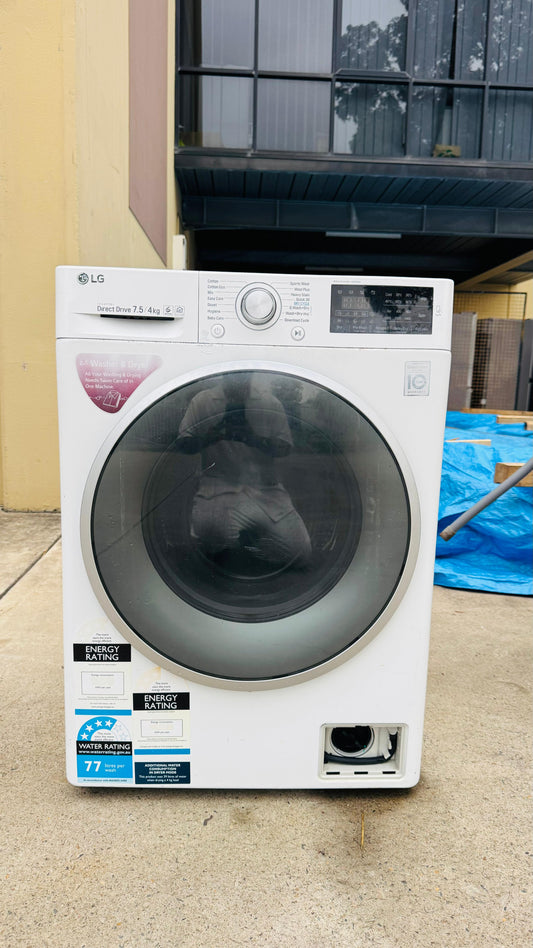 LG 7.5KGS FRONT LOADER WASHING MACHINE