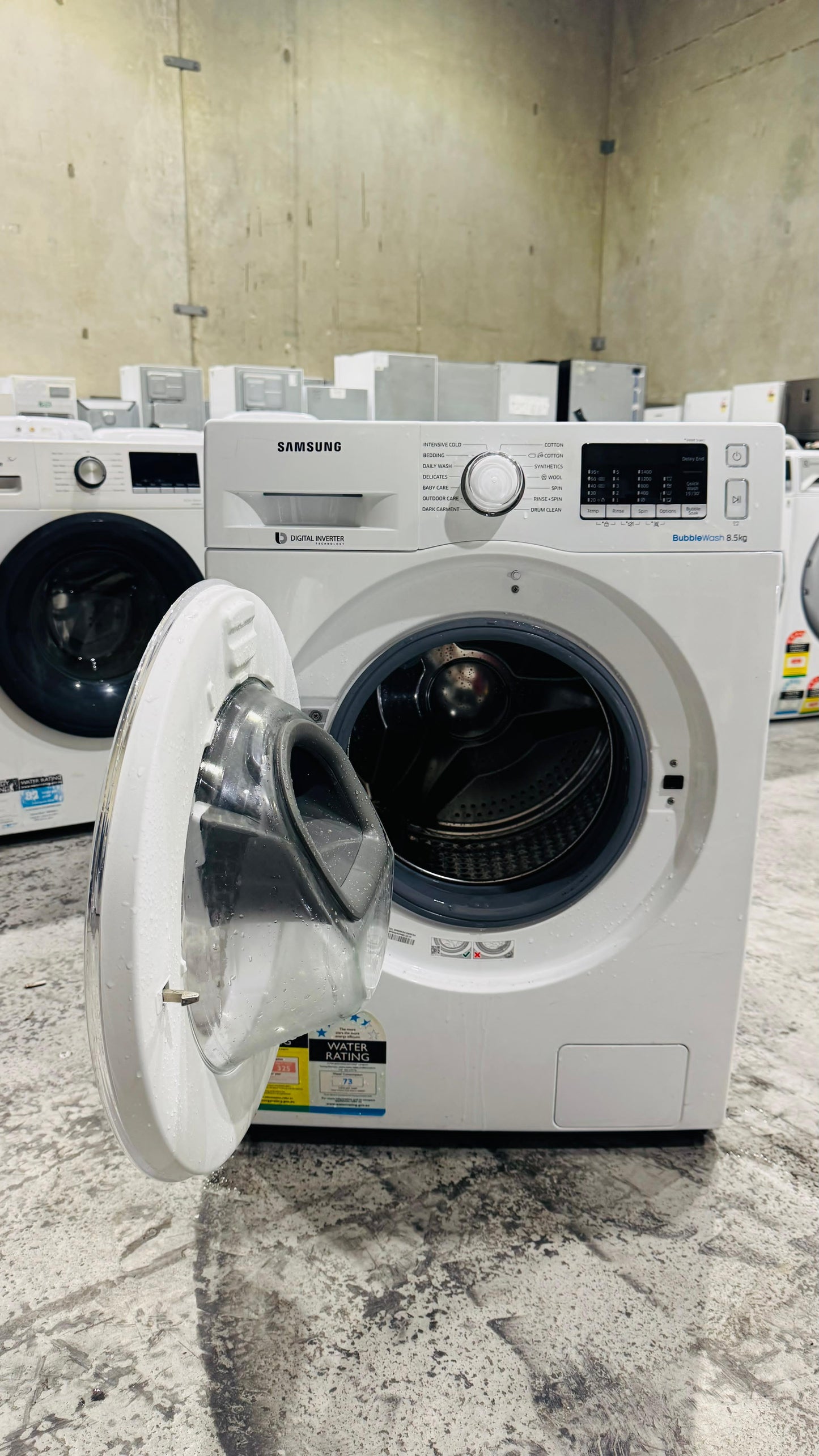 SAMSUNG 8.5KGS FRONT LOADER WASHING MACHINE