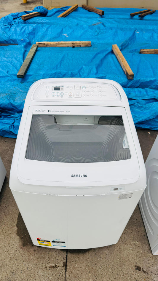 SAMSUNG 8.5KGS TOP LOADER WASHING MACHINE