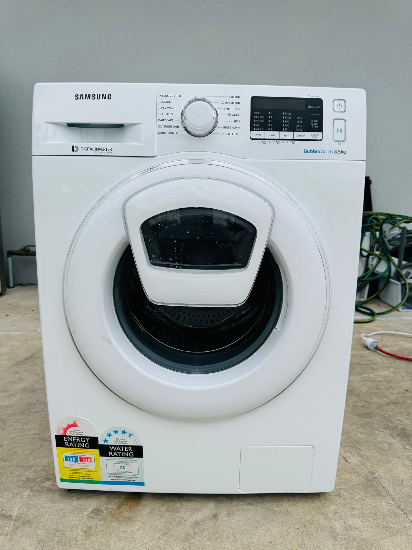 **SAMSUNG 8.5KGS FRONT LOADER WASHING MACHINE**