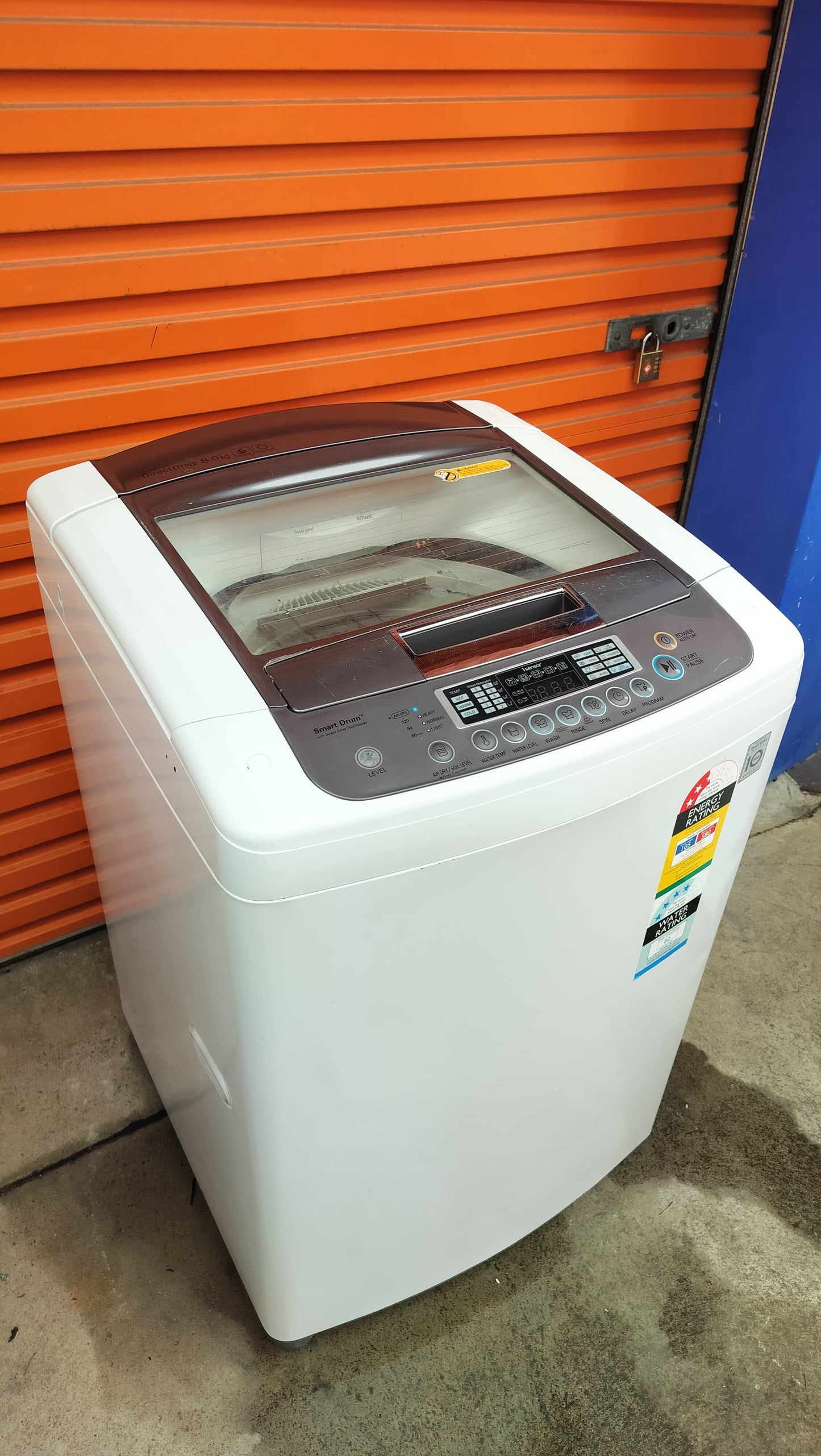 **LG 8 KGS TOP LOADER WASHING MACHINE**