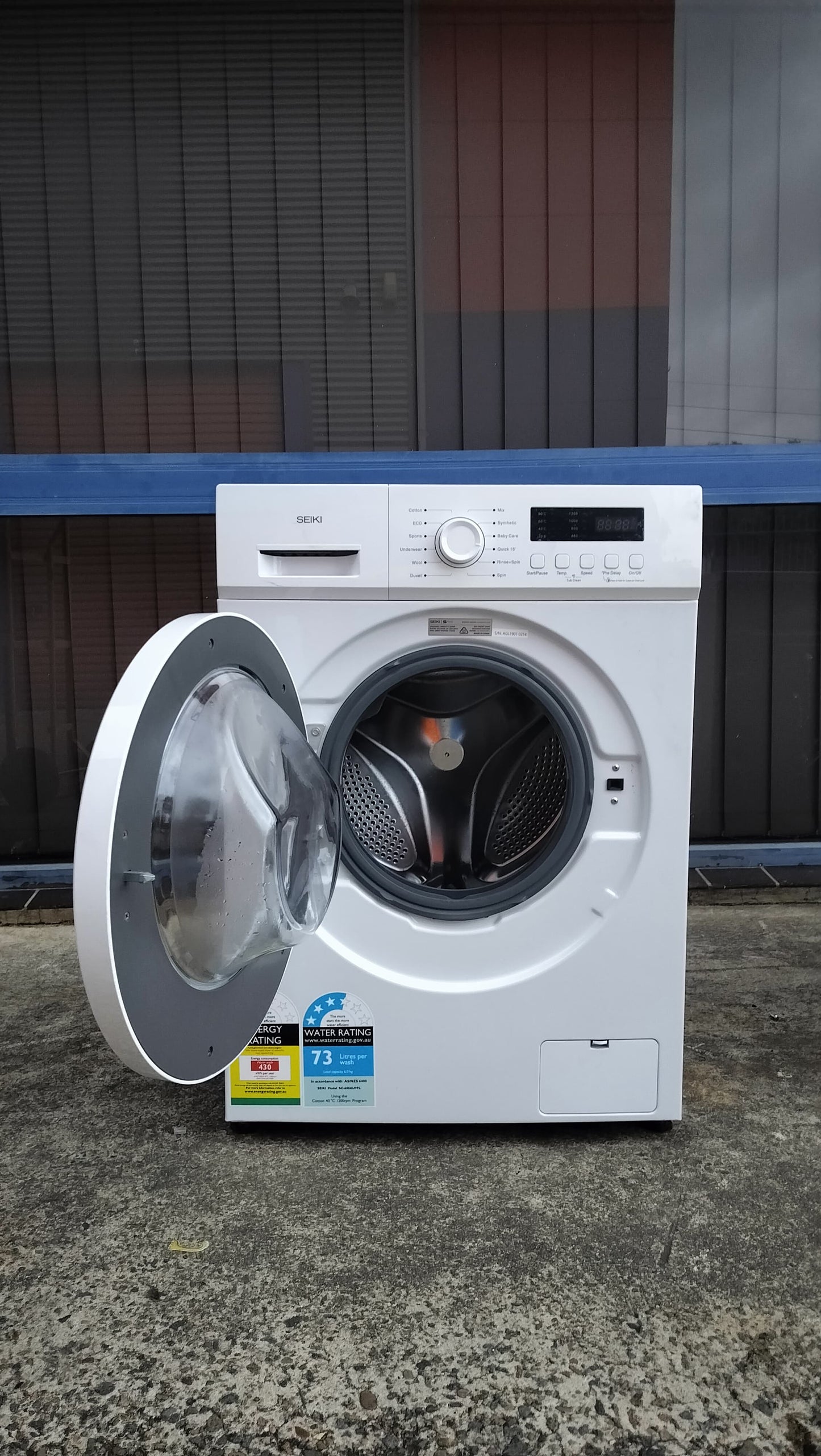 **SEKI 6 KGS FRONT LOADER WASHING MACHINE**