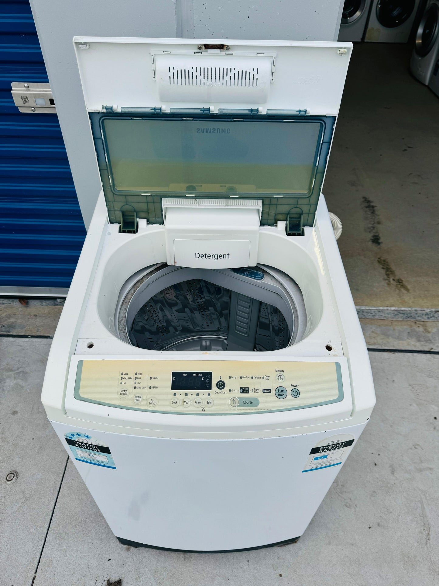 **SAMSUNG 7.5KGS TOP LOADER WASHING MACHINE**