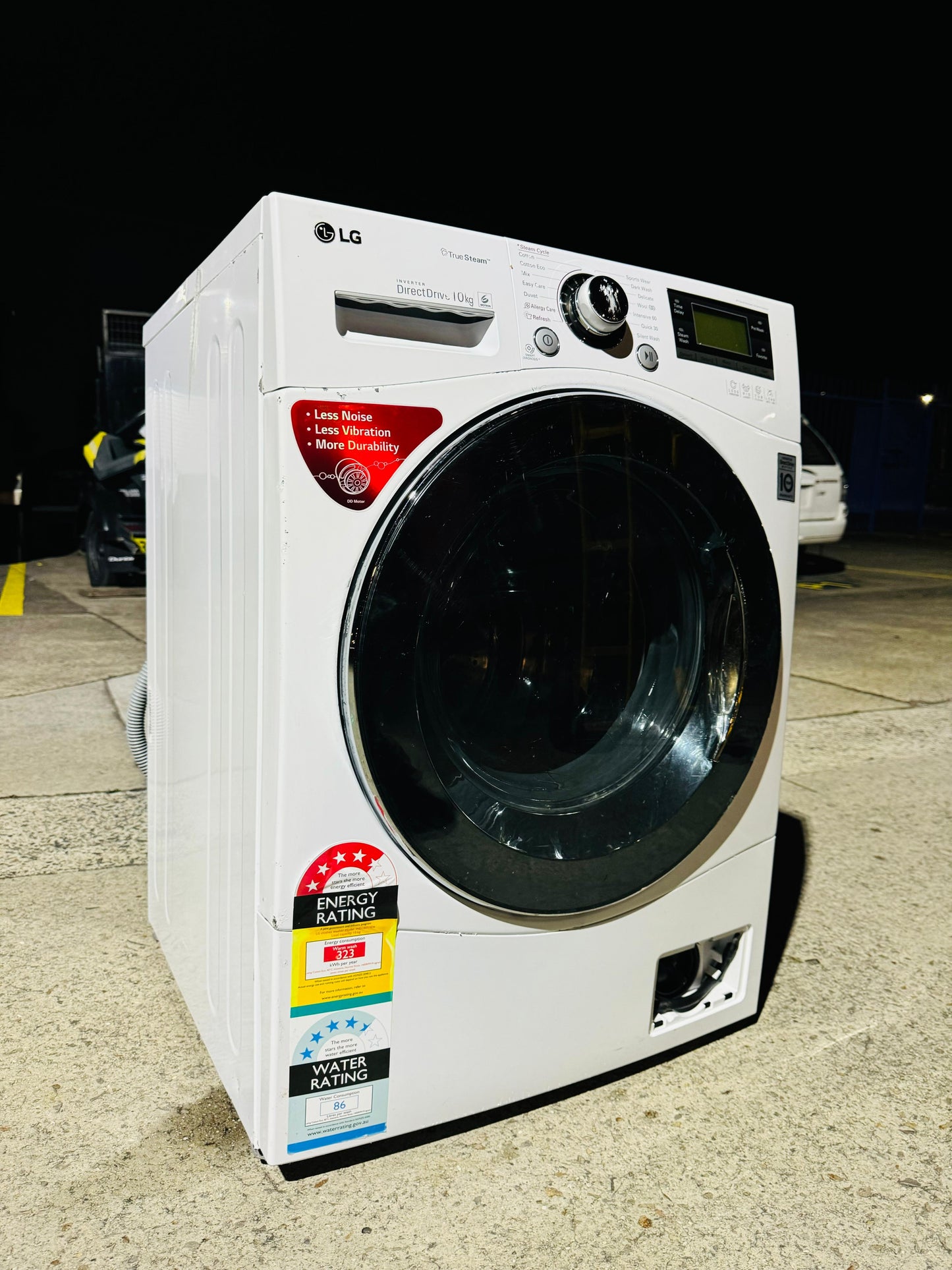 **LG 10KGS FRONT LOADER WASHING MACHINE**