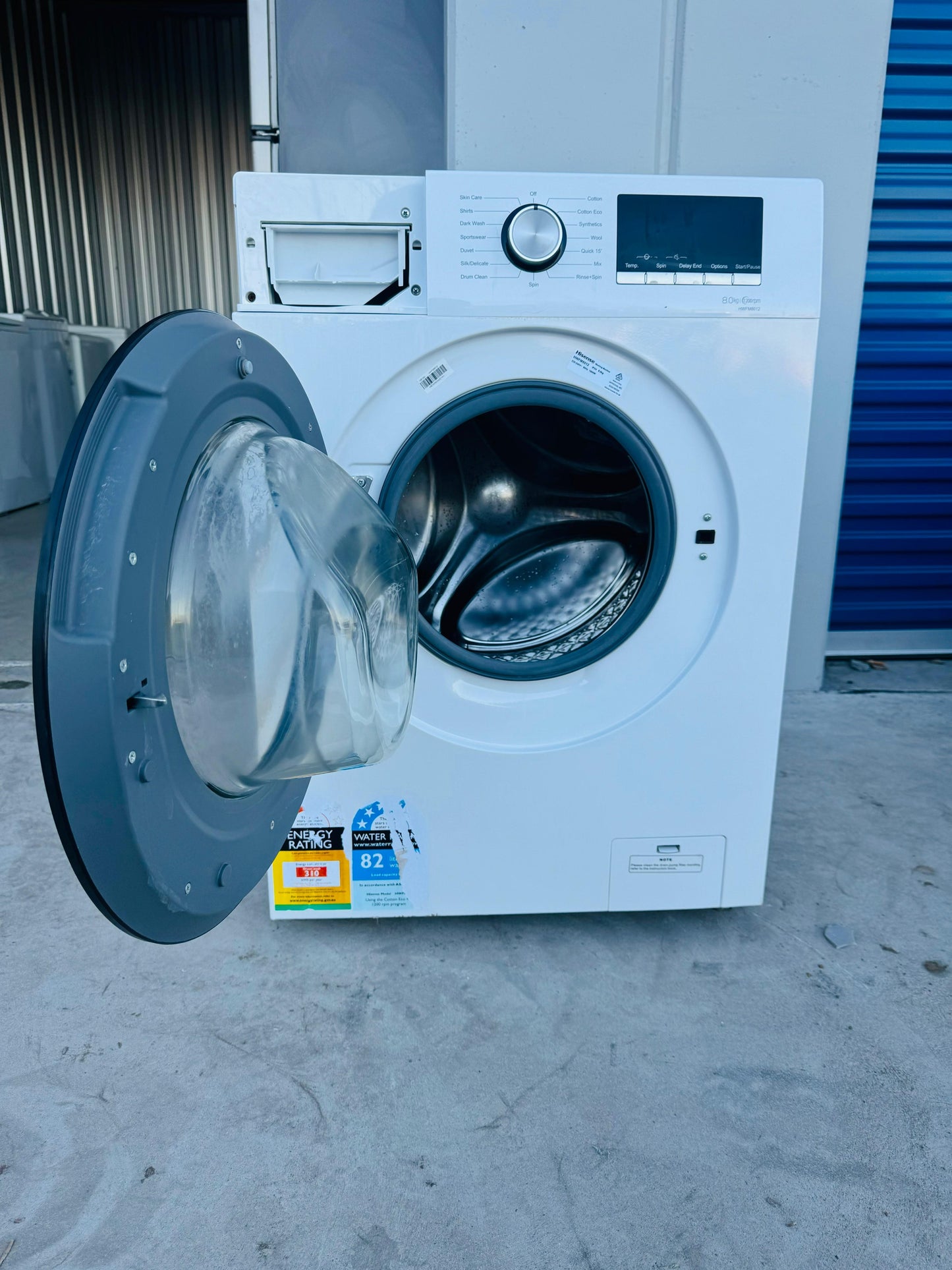 **HISENSE 8KGS FRONT LOADER WASHING MACHINE**