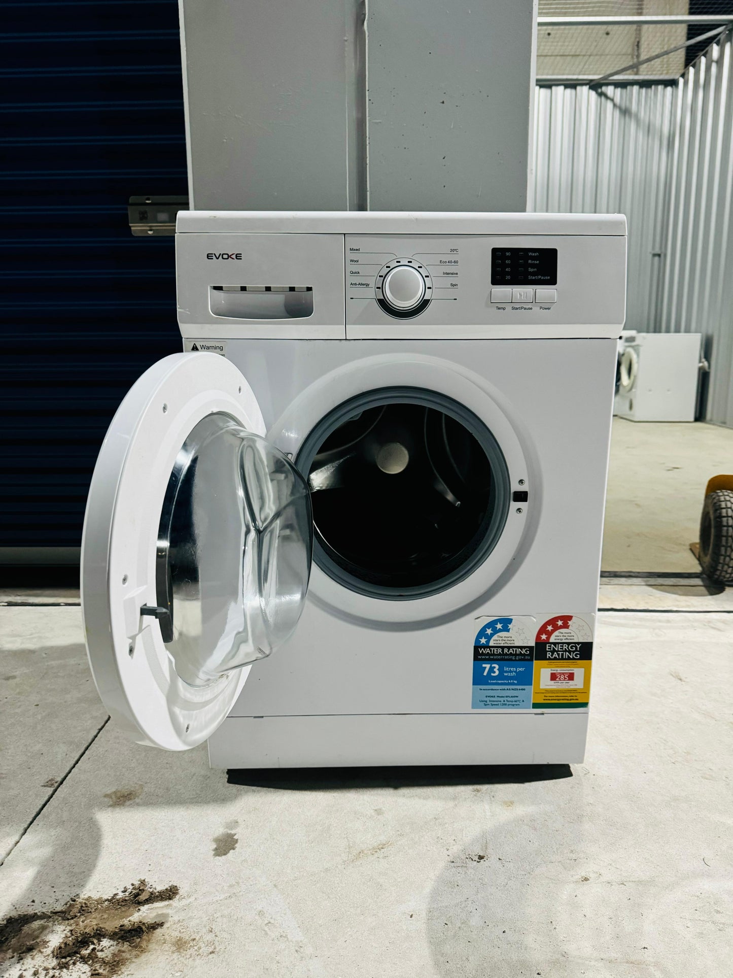 **EVOKE 6KGS FRONT LOADER WASHING MACHINE**