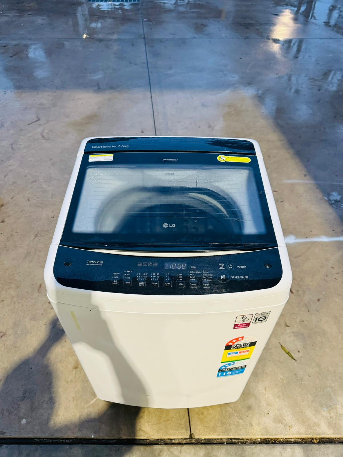 **LG 7.5 KGS TOP LOADER WASHING MACHINE**