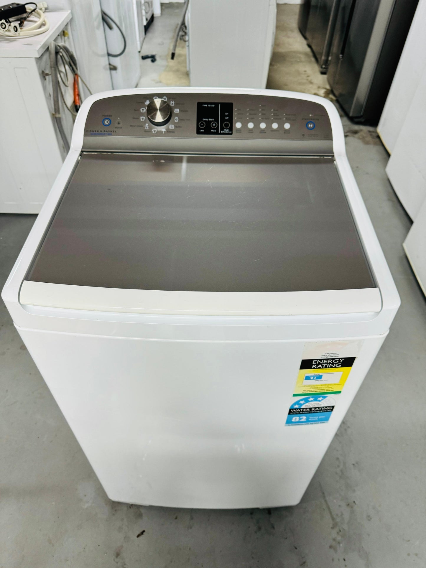 **FISHER & PAYKEL 8KGS TOP LOADER WASHING MACHINE**