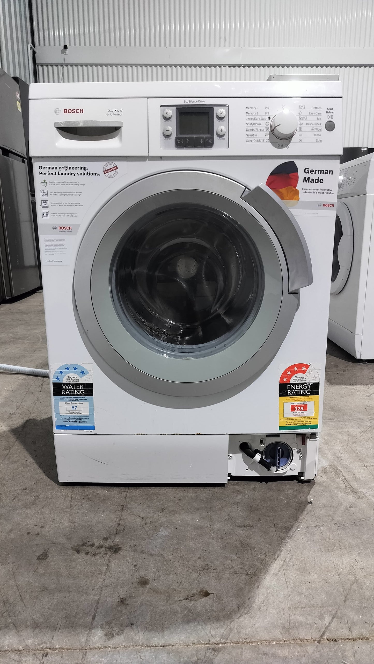 **BOSCH 8kg FRONT LOADER WASHING MACHINE**