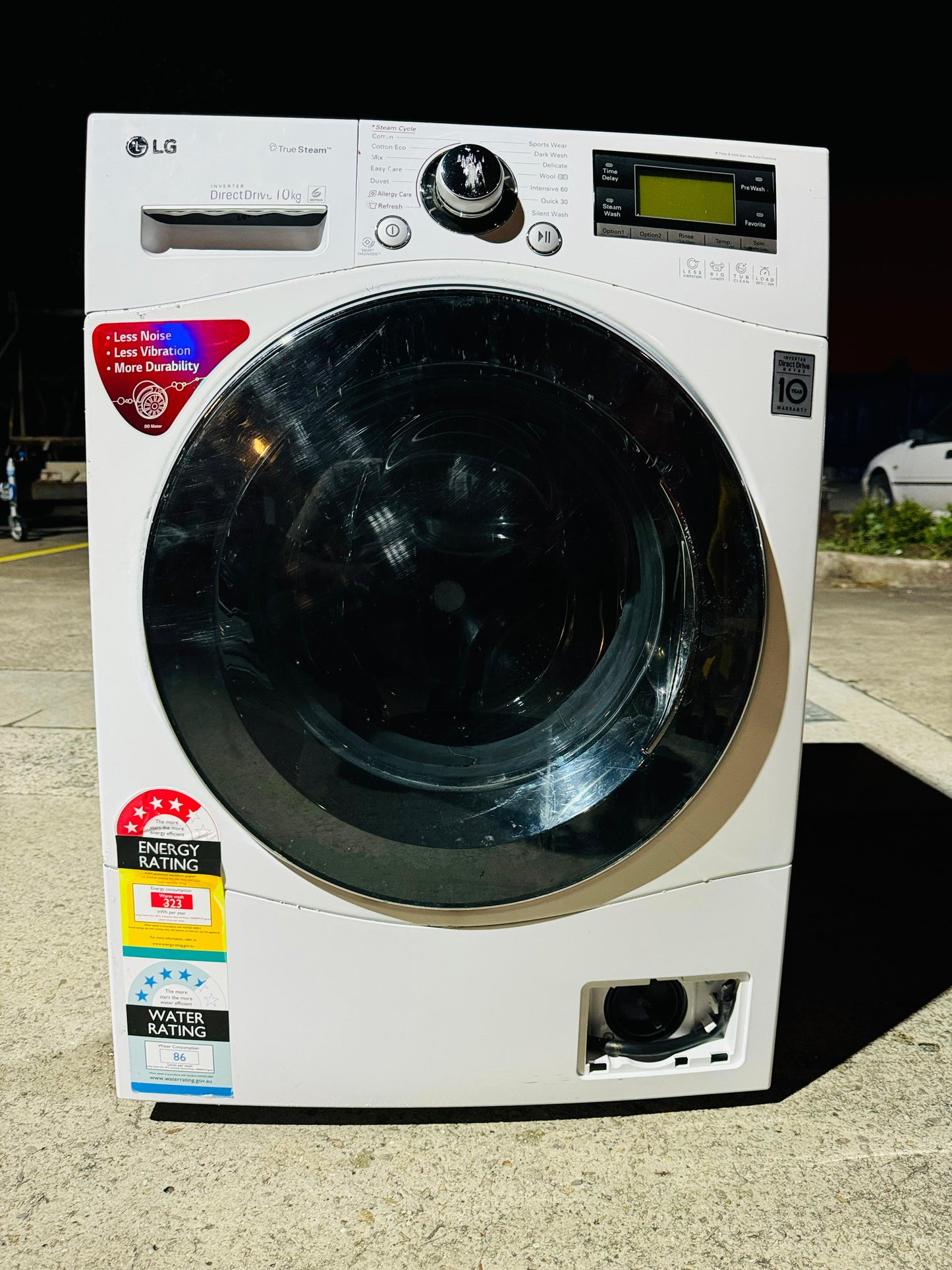 **LG 10KGS FRONT LOADER WASHING MACHINE**