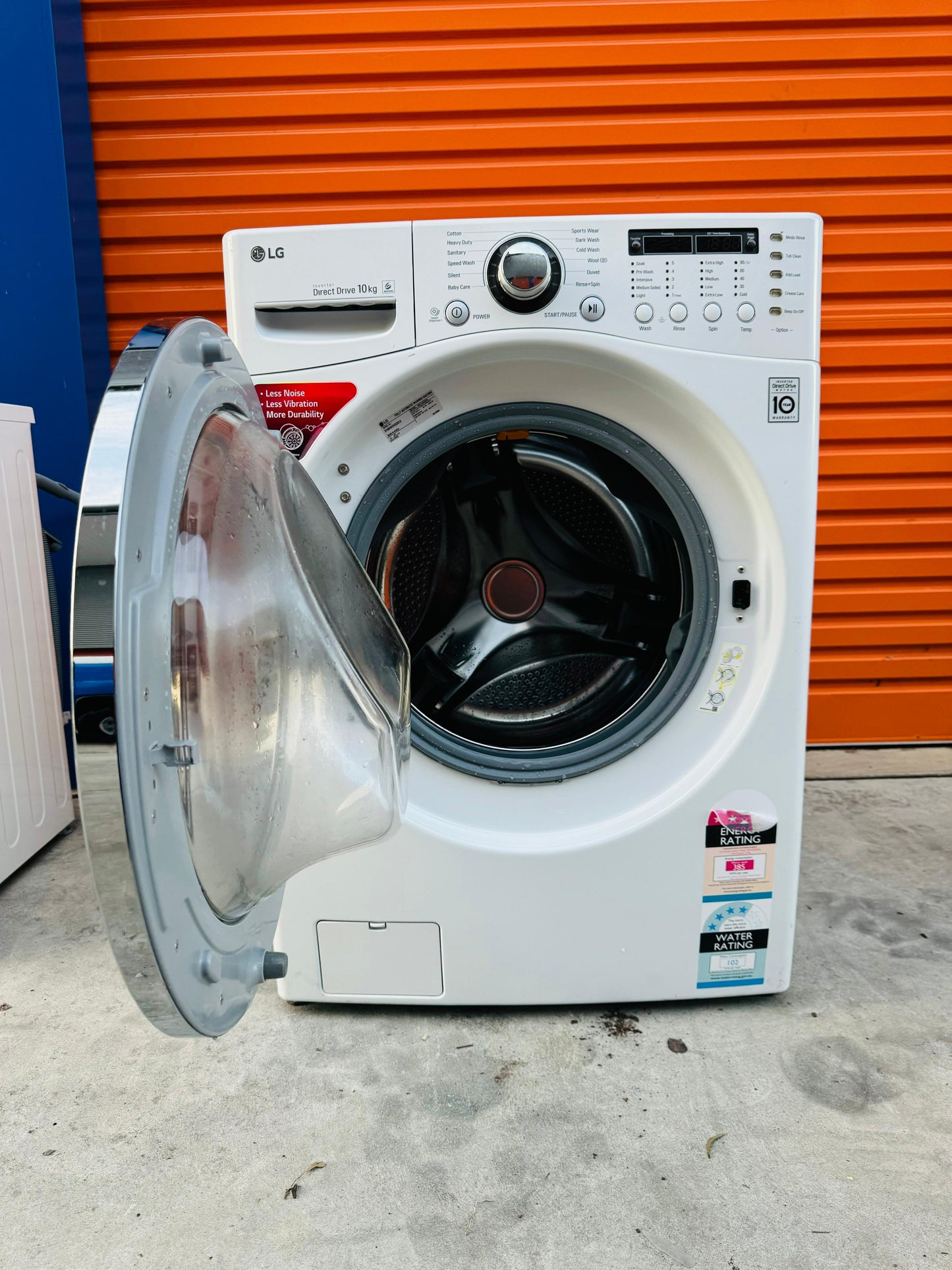 **LG 10KGS FRONT LOADER HEAVY DUTY WASHING MACHINE**