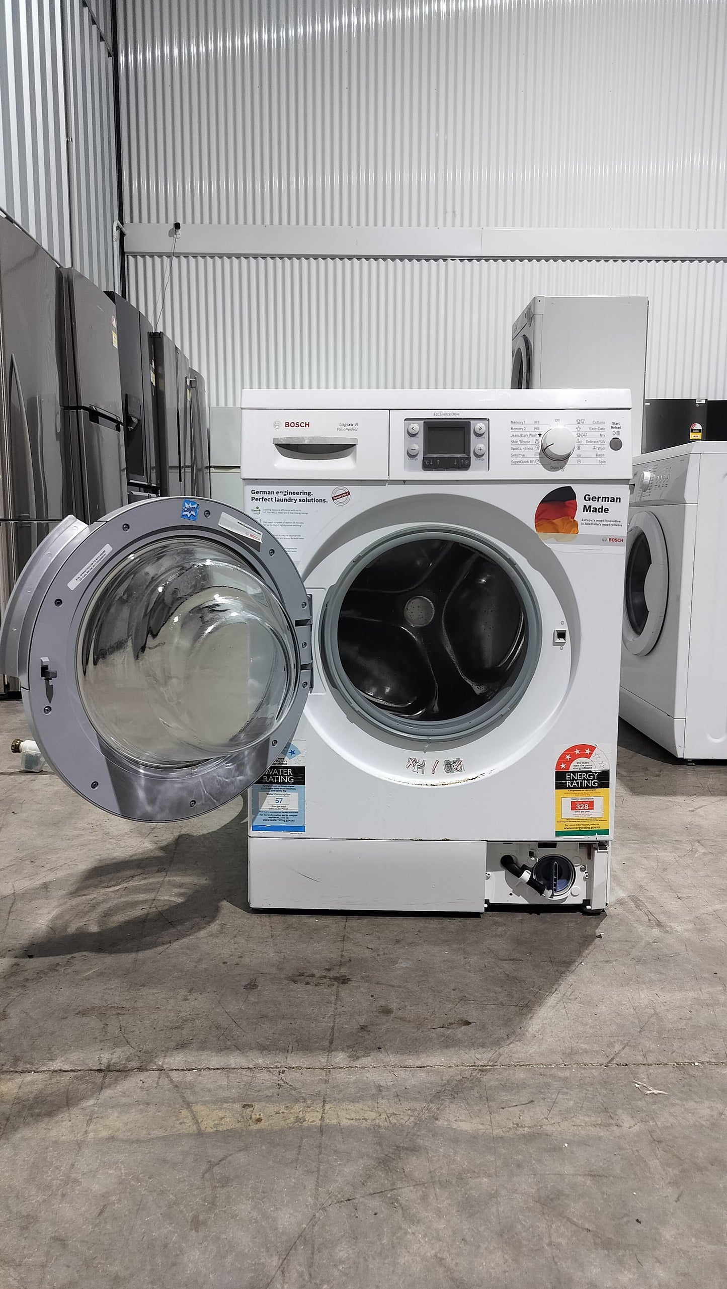 **BOSCH 8kg FRONT LOADER WASHING MACHINE**