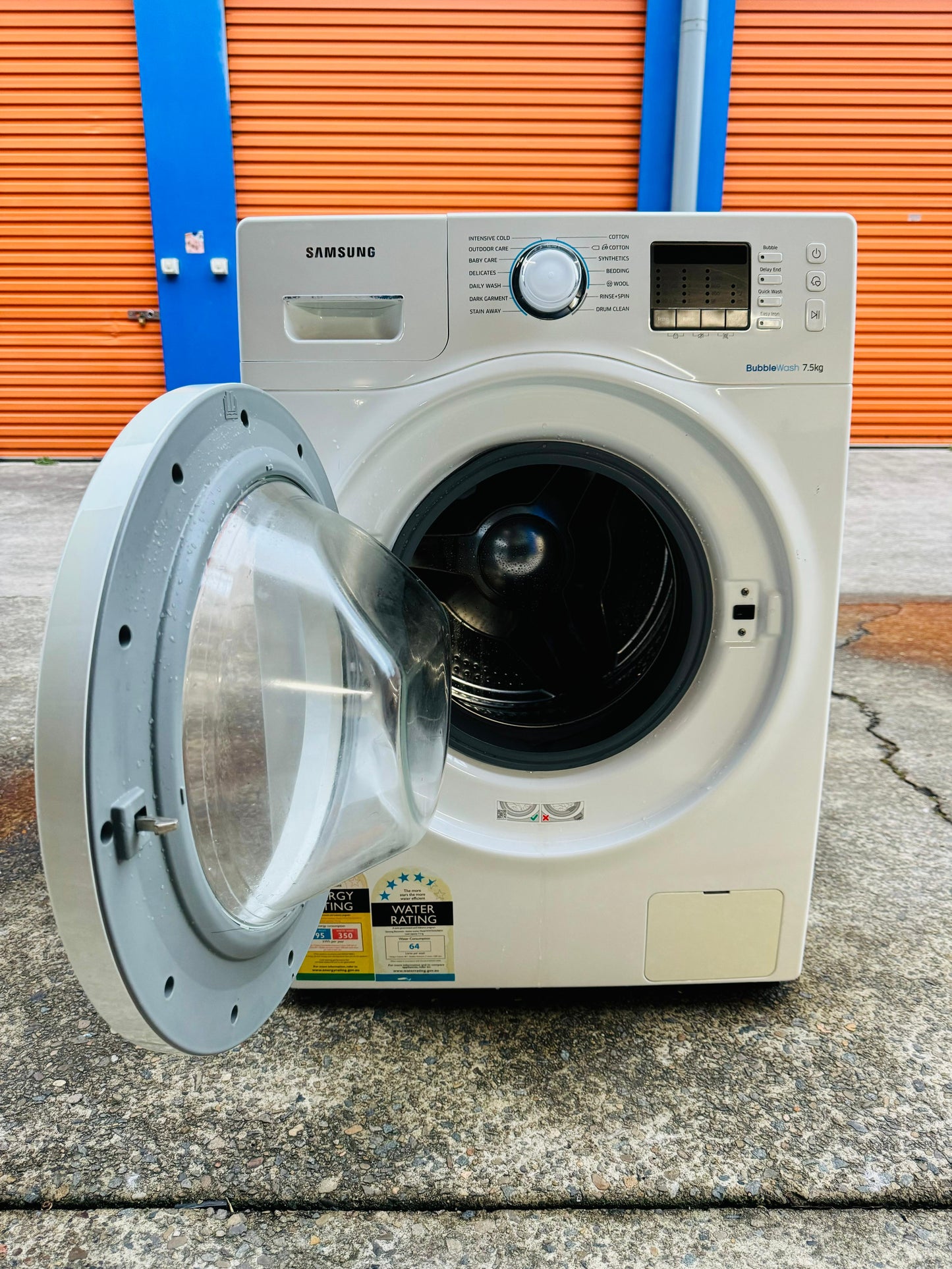 **SAMSUNG 7.5 KGS FRONT LOADER WASHING MACHINE**