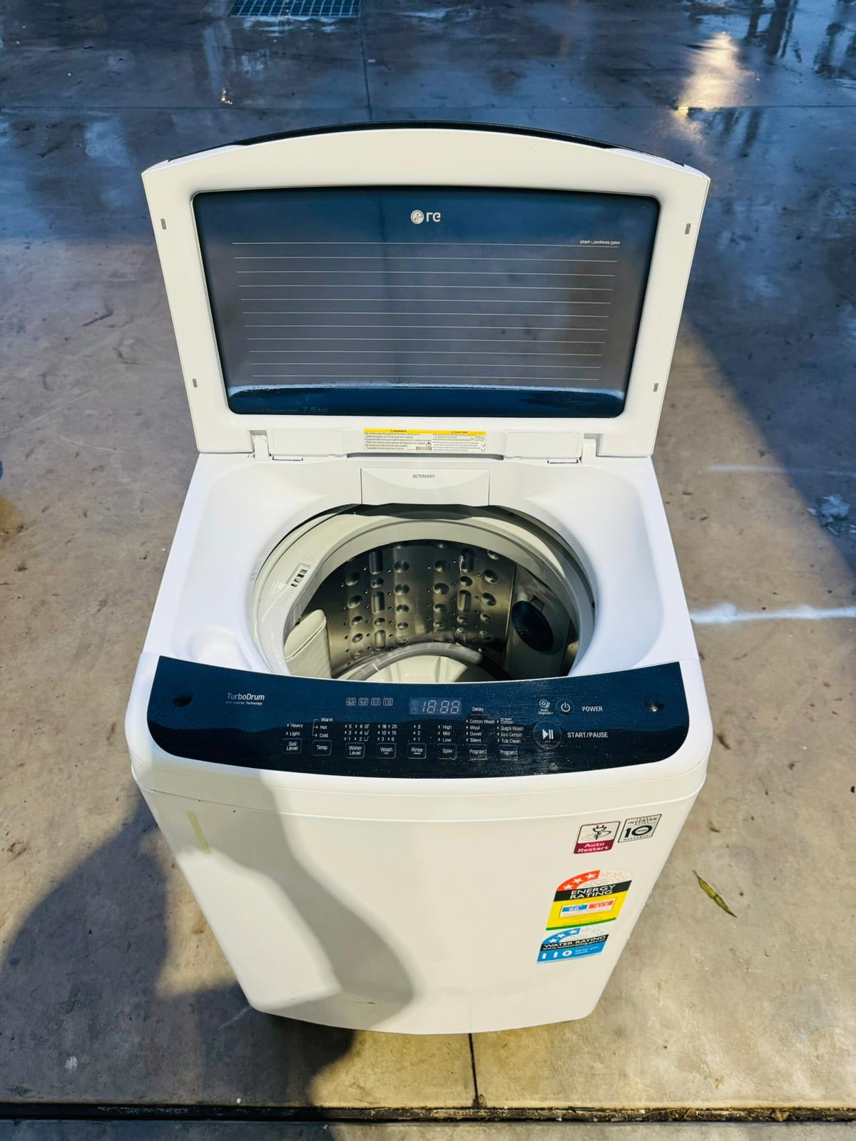 **LG 7.5 KGS TOP LOADER WASHING MACHINE**