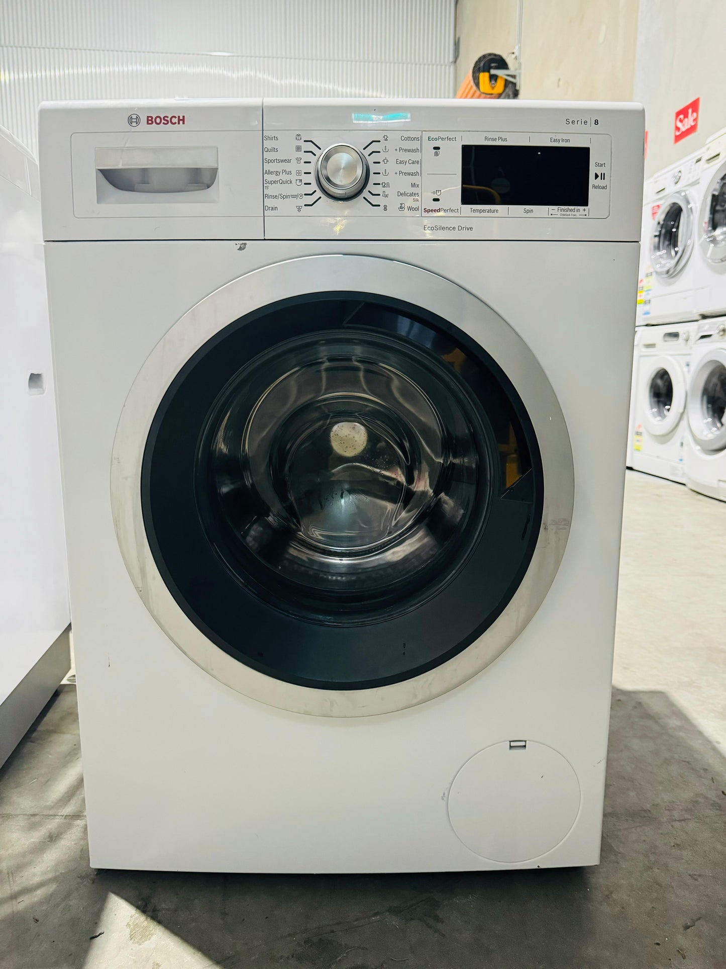 **BOSCH 8kg FRONT LOADER WASHING MACHINE**