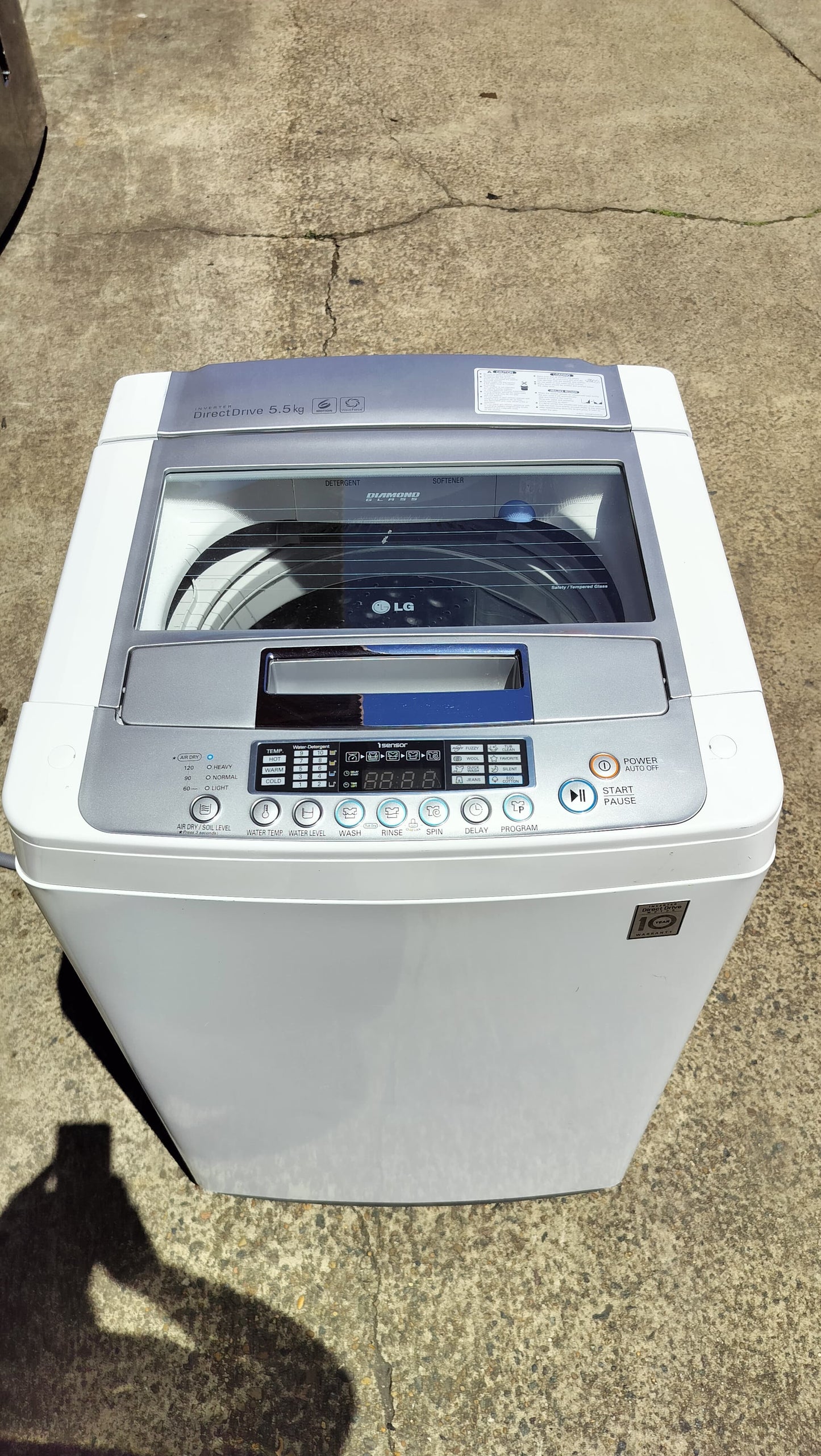 **LG 5.5KGS TOP LOADER WASHING MACHINE**