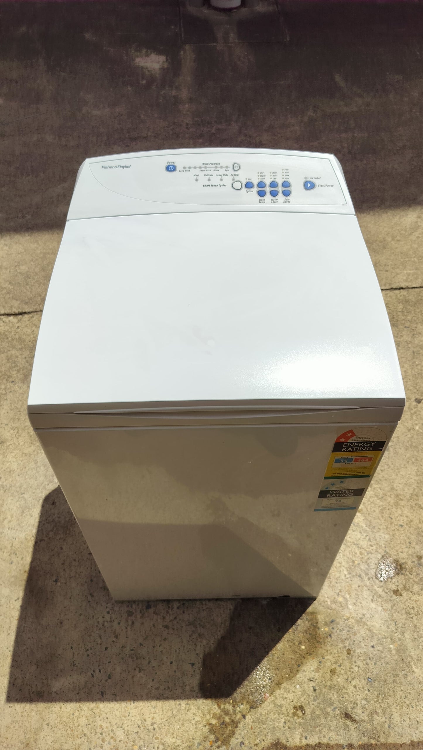 **FISHER & PAYKEL 5.5 KGS TOP LOADER WASHING MACHINE**