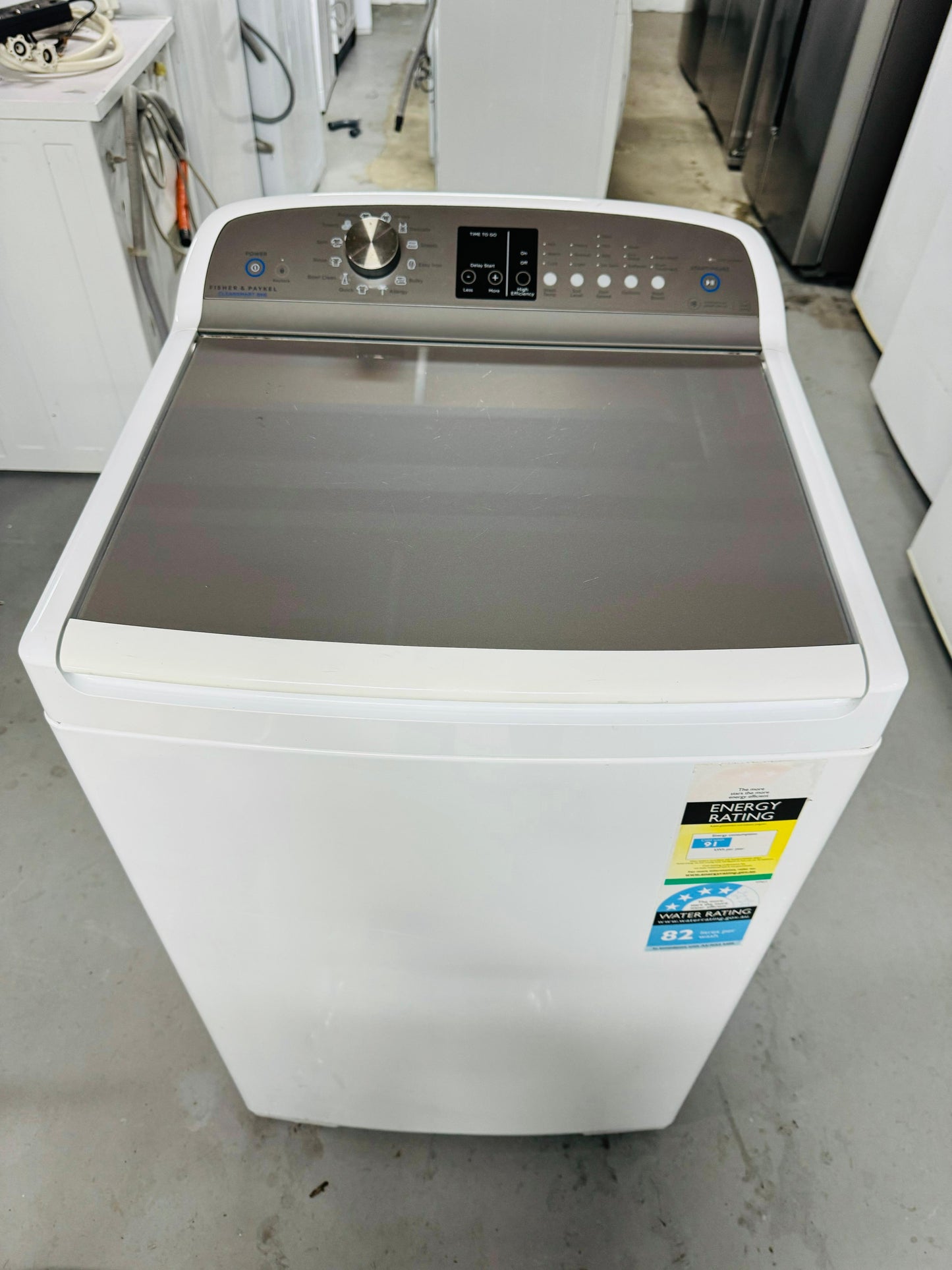 **FISHER & PAYKEL 8KGS TOP LOADER WASHING MACHINE**