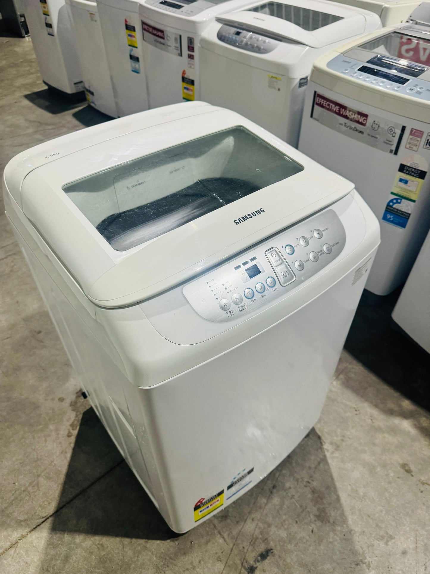 **SAMSUNG 6.5 KGS TOP LOADER WASHING MACHINE**