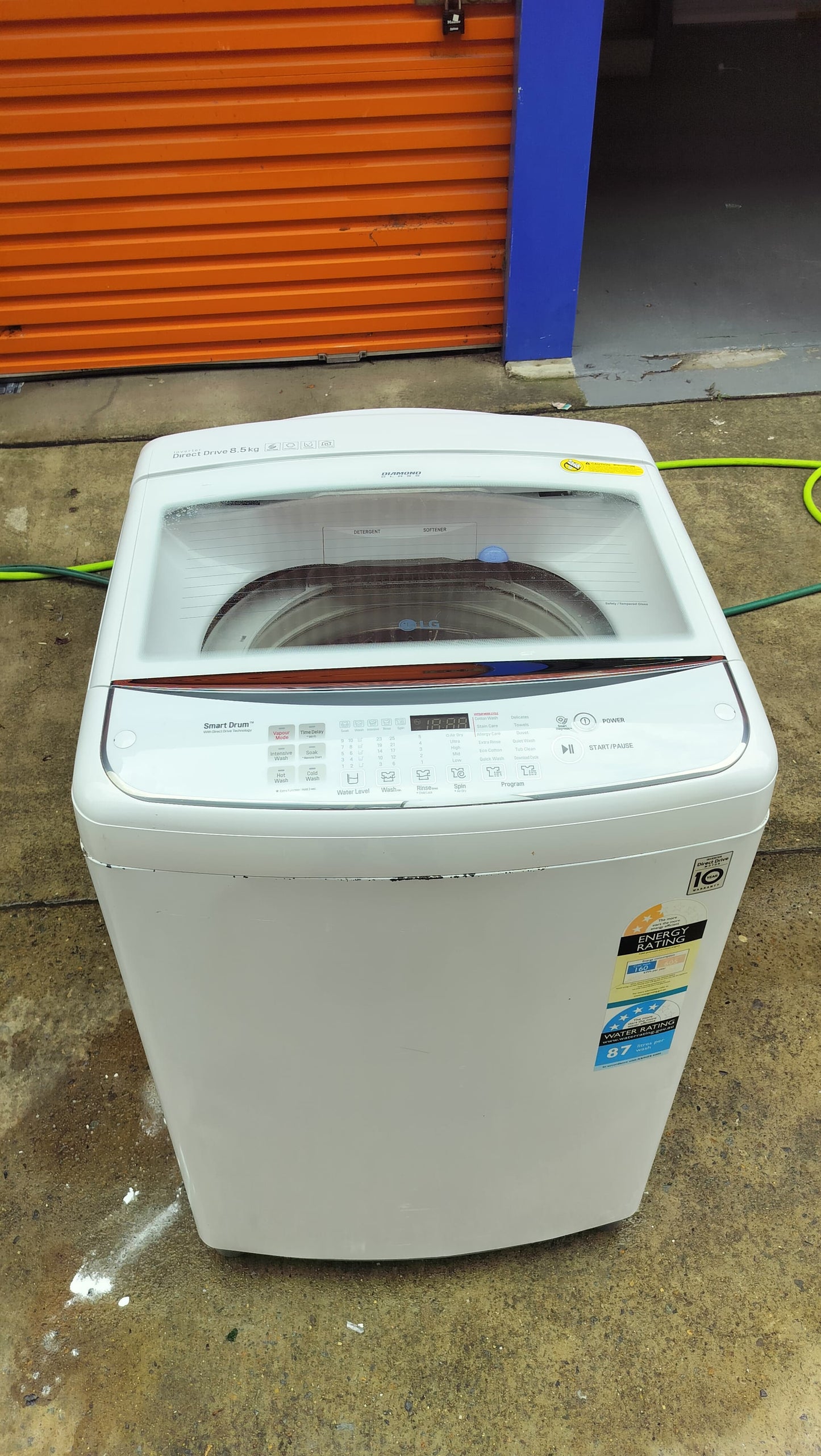 **LG 8.5 KGS TOP LOADER WASHING MACHINE**