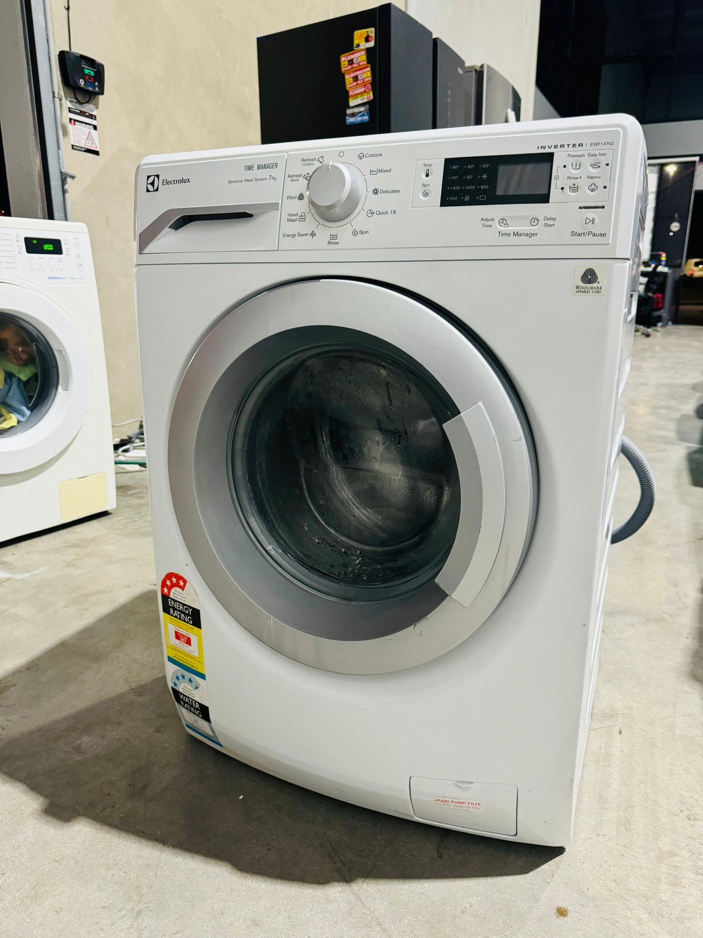 **ELECTROLUX 7 KGS FRONT LOADER WASHING MACHINE**