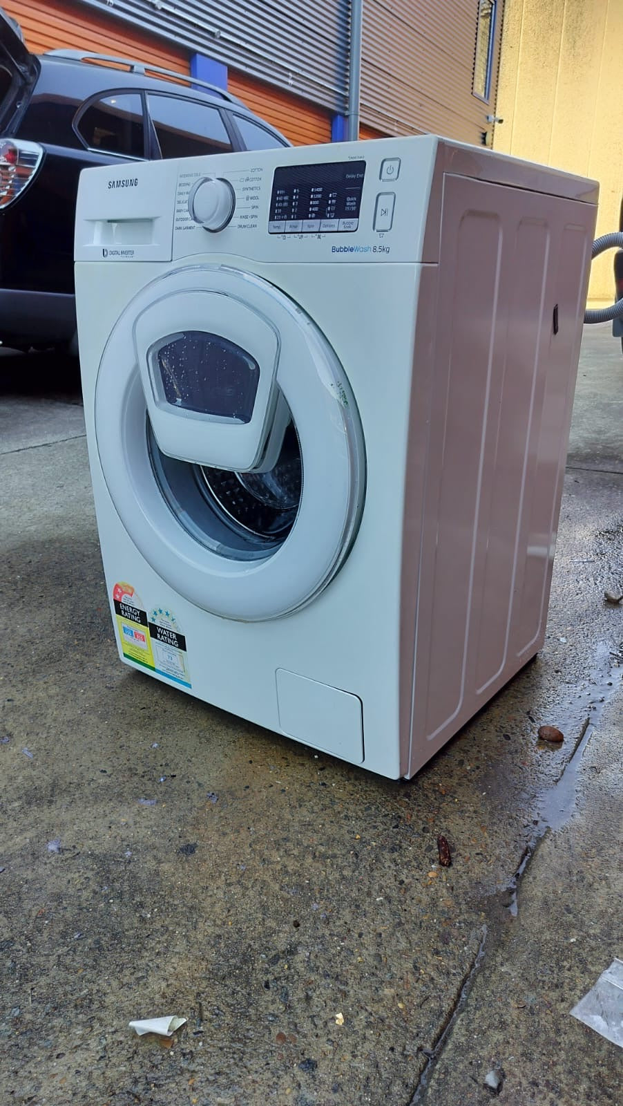 **SAMSUNG 8.5kg FRONT LOADER WASHING MACHINE**