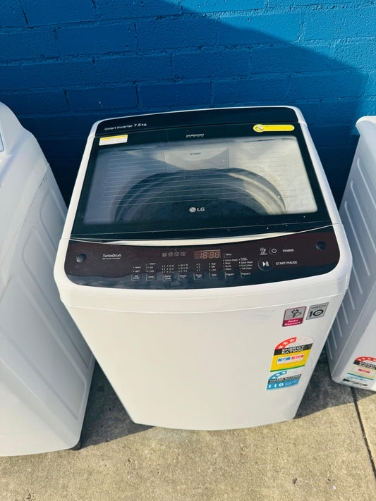**LG 7.5 KGS TOP LOADER WASHING MACHINE**