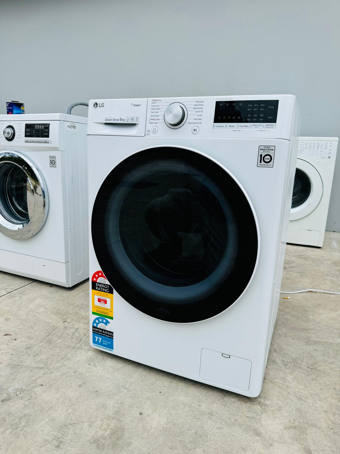 **LG 9KGS FRONT LOADER WASHING MACHINE**