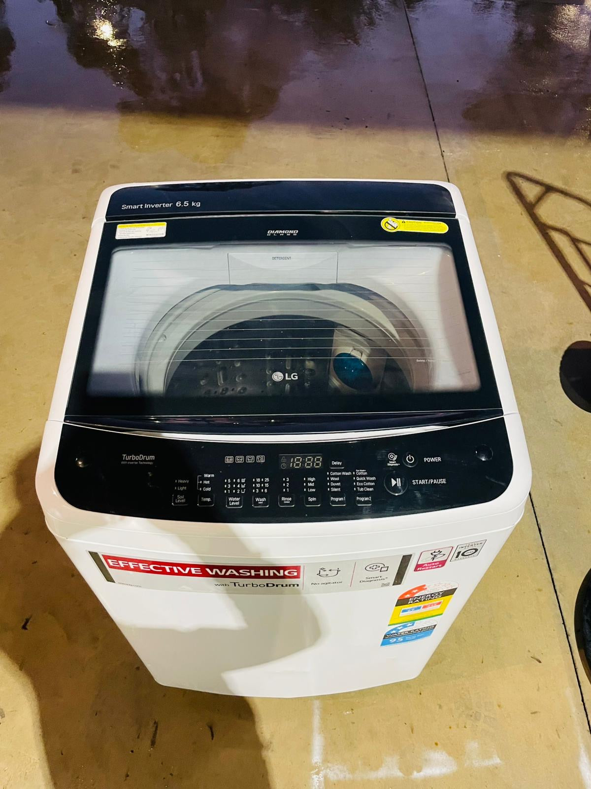 **LG 6.5 KGS TOP LOADER WASHING MACHINE**