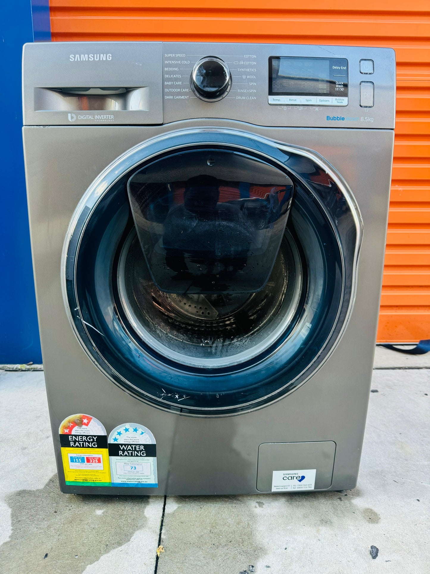 **SAMSUNG 8.5KGS FRONT LOADER WASHING MACHINE**