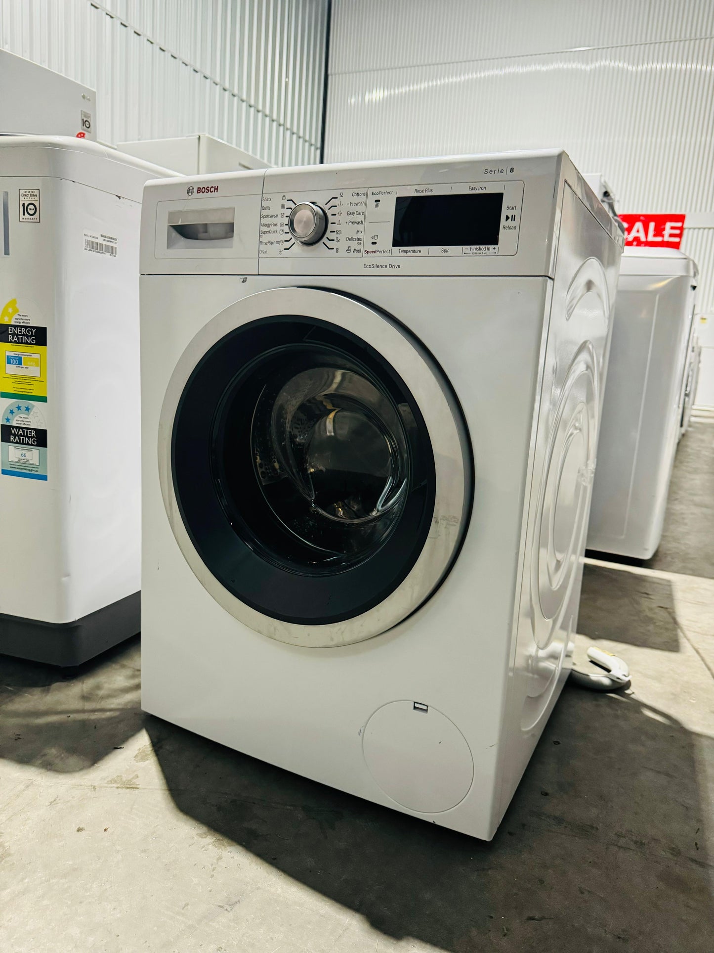 **BOSCH 8kg FRONT LOADER WASHING MACHINE**