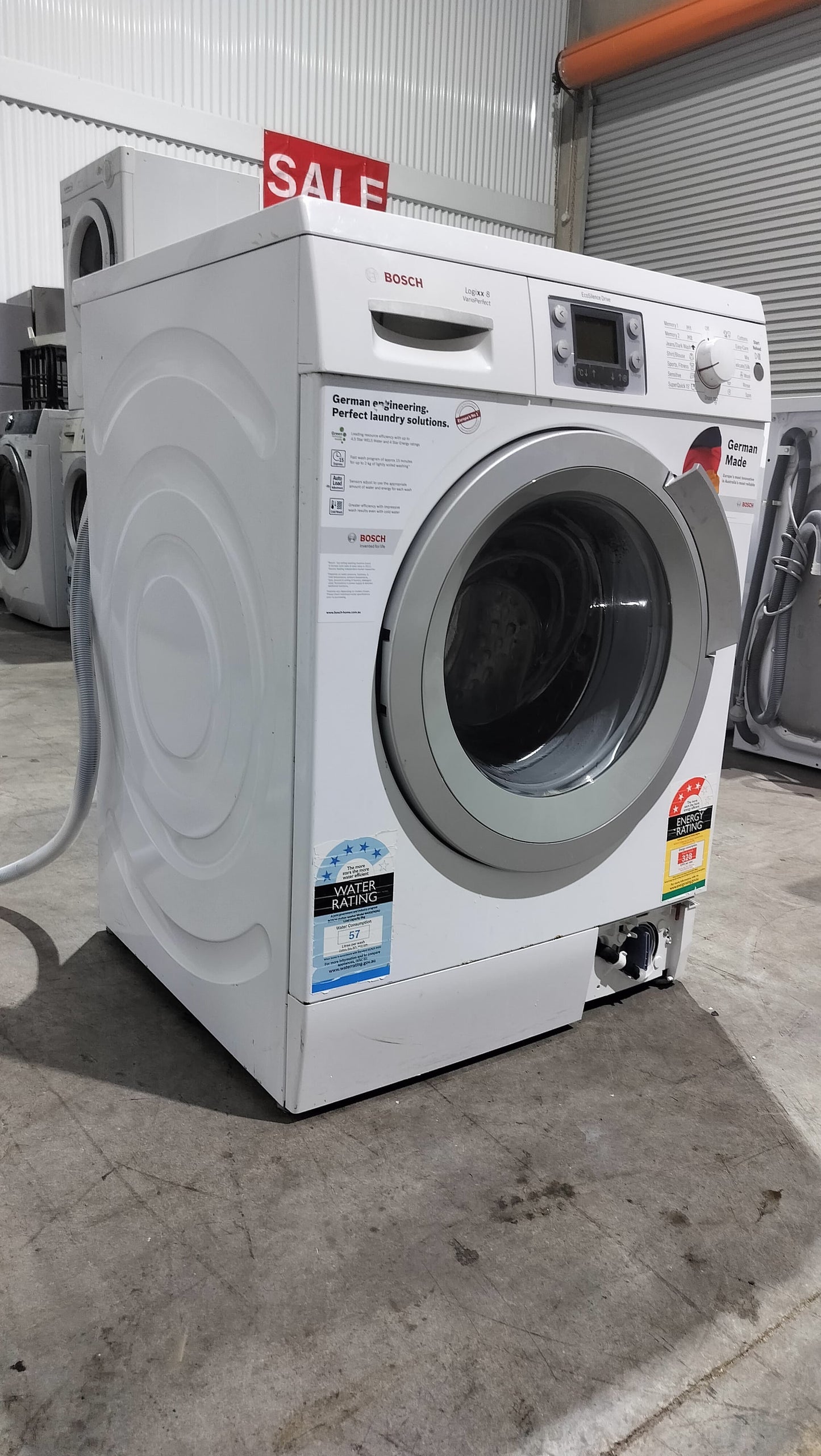 **BOSCH 8kg FRONT LOADER WASHING MACHINE**