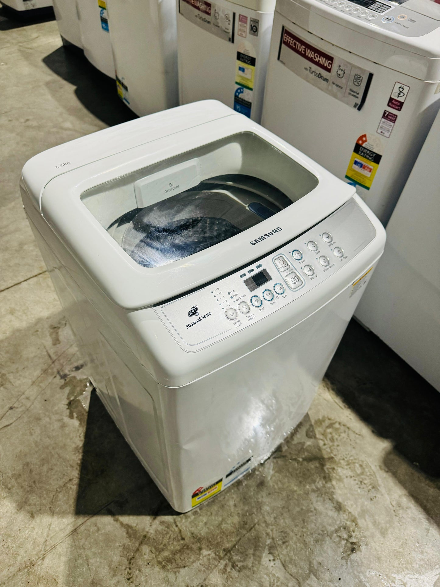 **SAMSUNG 5.5KGS TOP LOADER WASHING MACHINE**