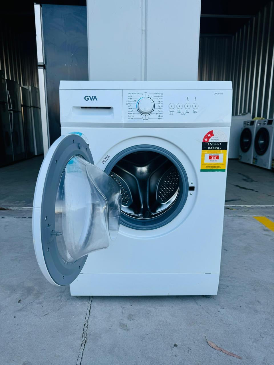 **GVA 6KGS FRONT LOADER WASHING MACHINE**