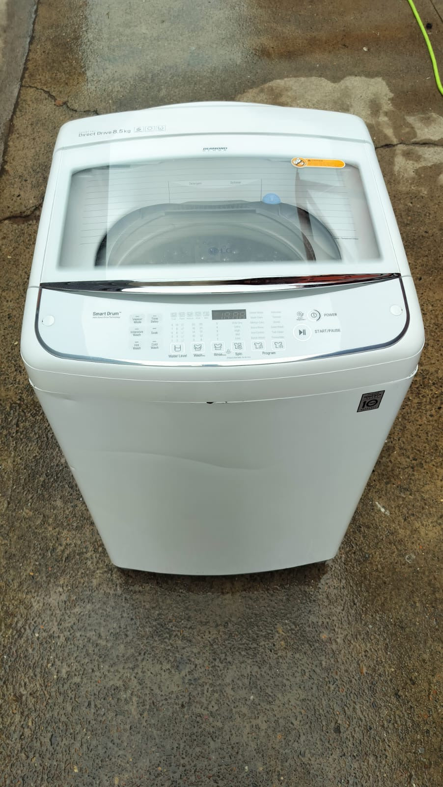 **LG 8.5 KGS TOPLOADER WASHING MACHINE**