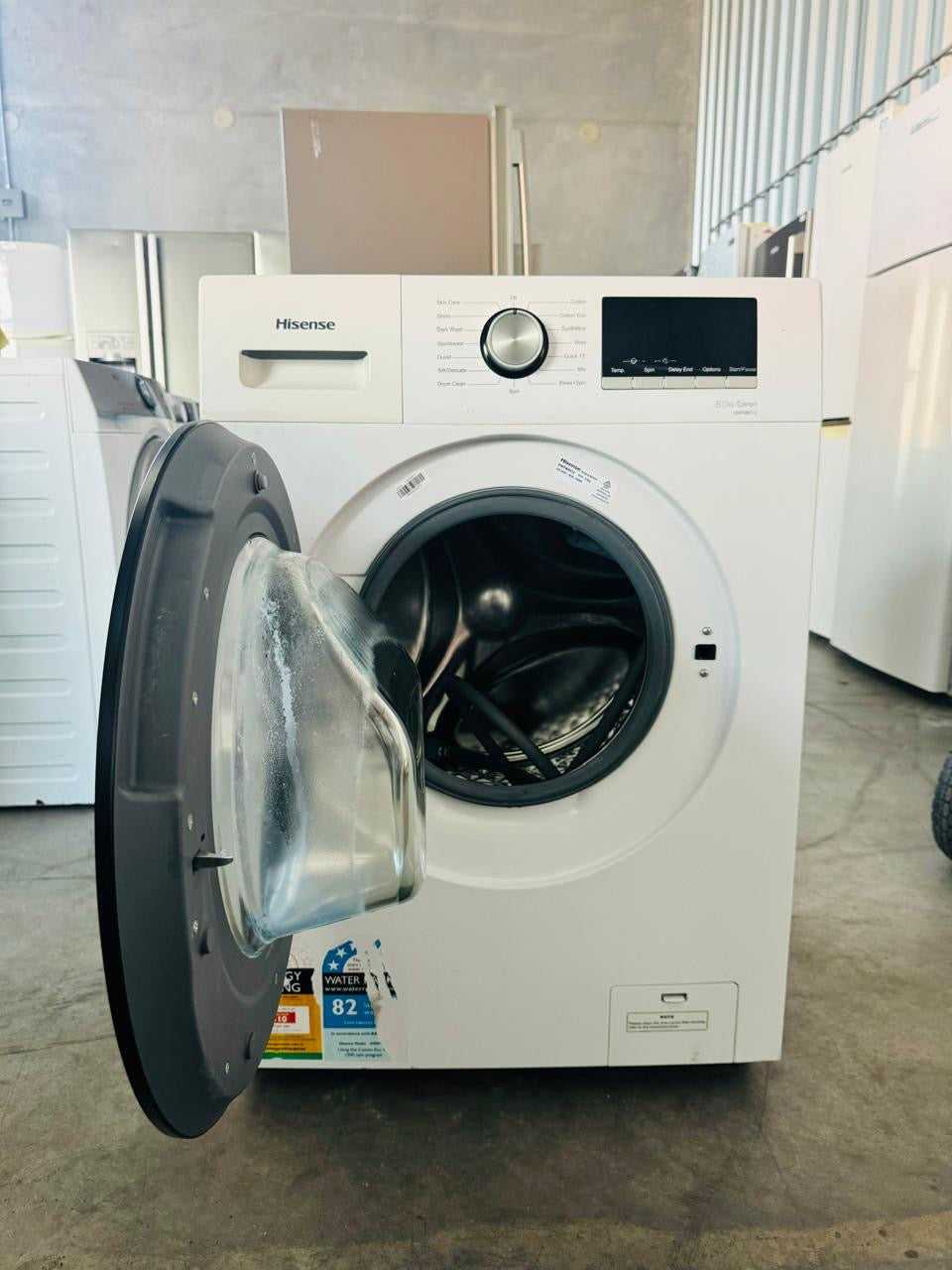 **HISENSE 8KGS FRONT LOADER WASHING MACHINE**