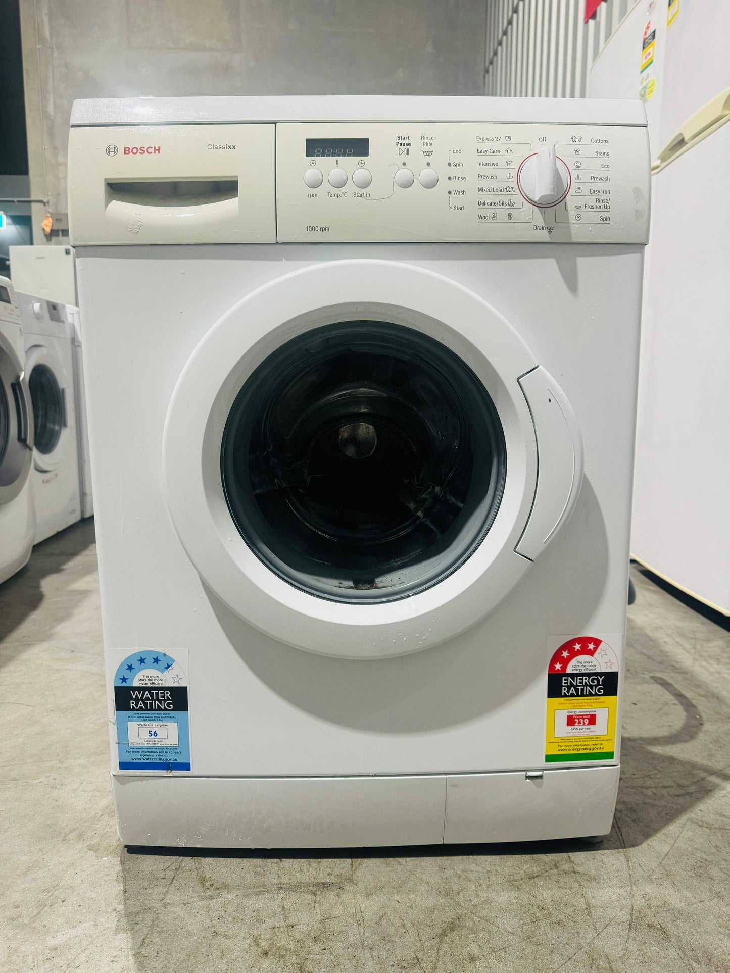 **BOSCH 6.5KGS FRONT LOADER WASHING MACHINE**