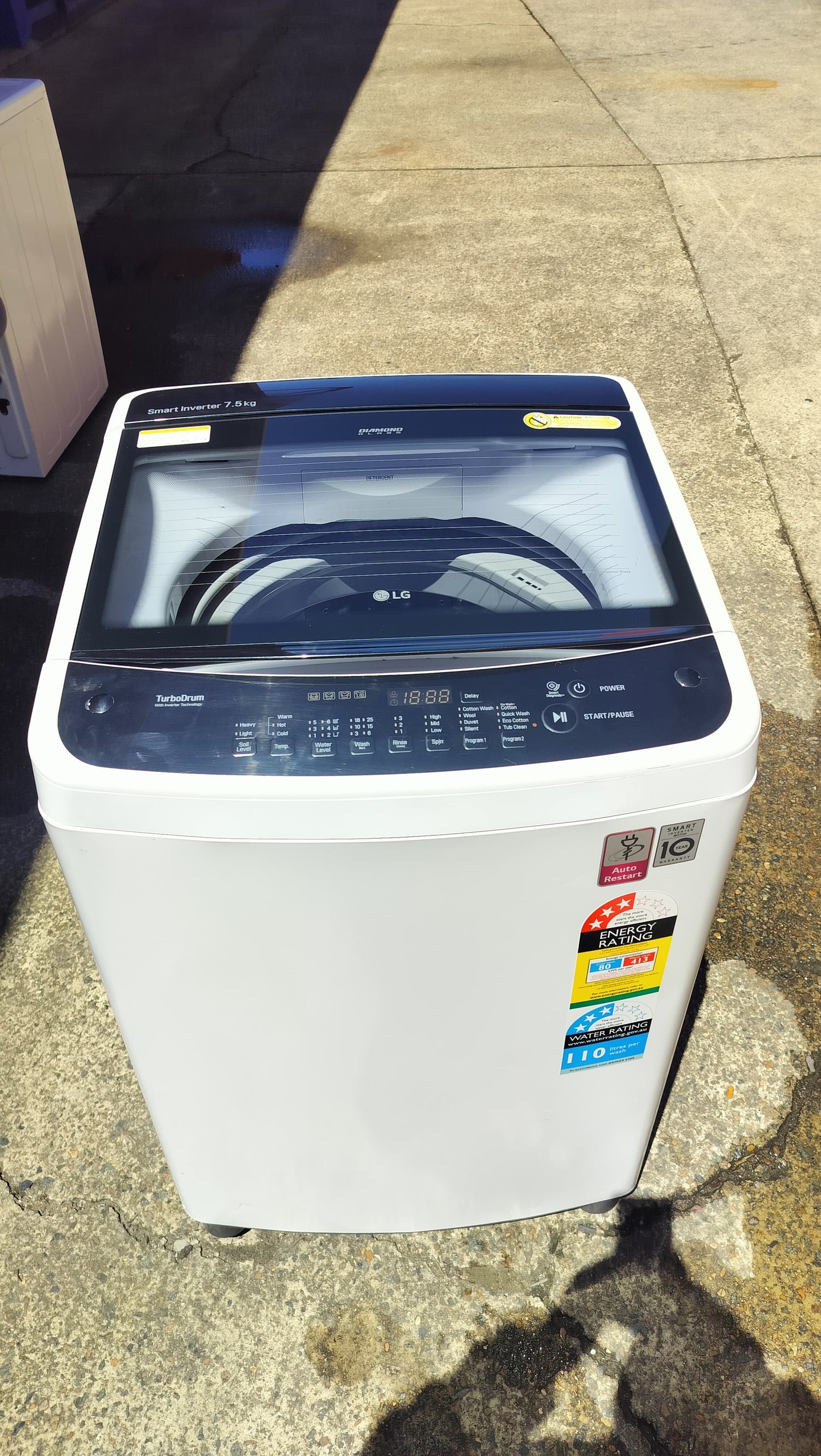 **LG 7.5kg TOP LOADER WASHING MACHINE**