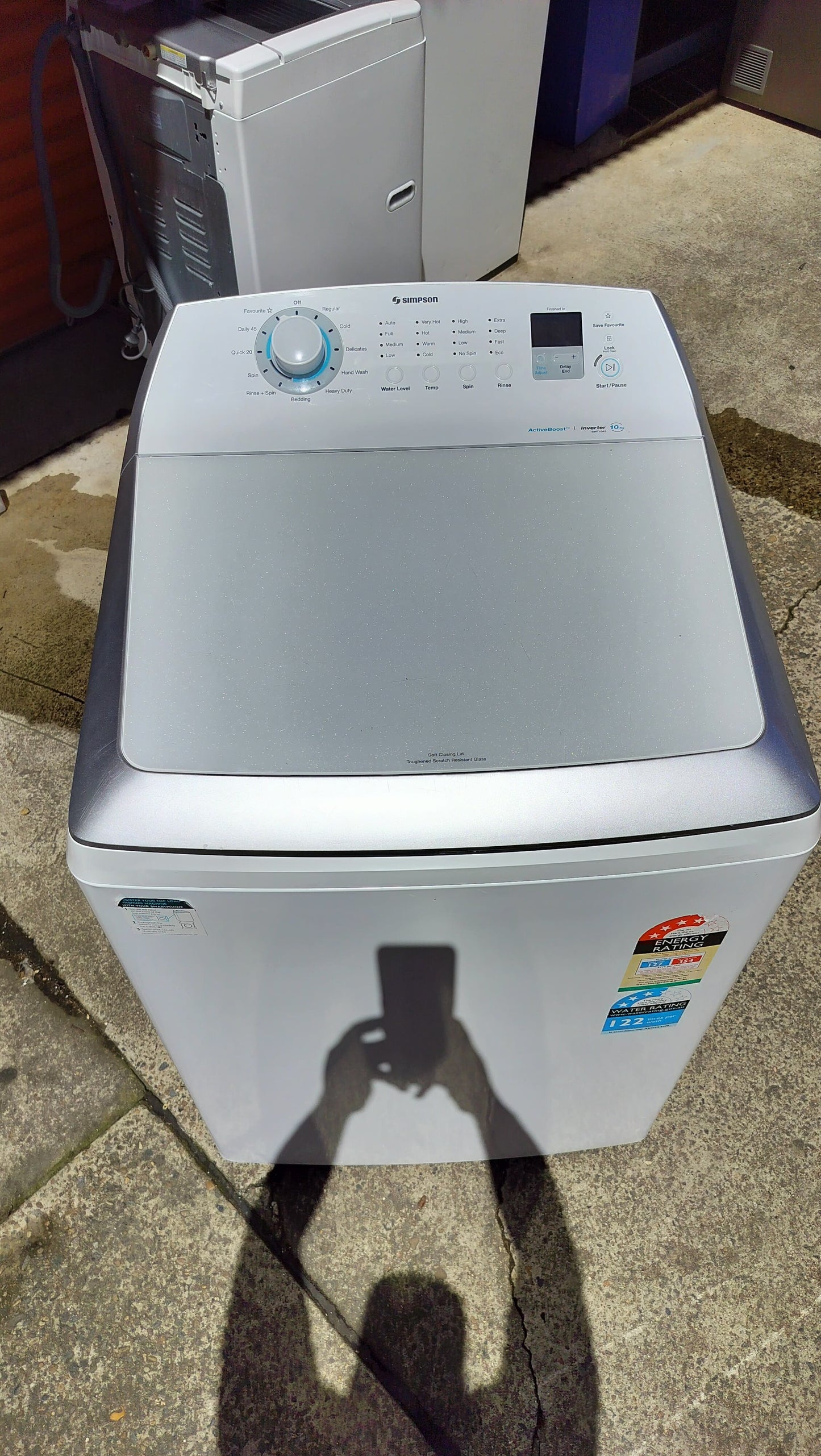 **SIMPSON 10 KGS TOP LOADER WASHING MACHINE**