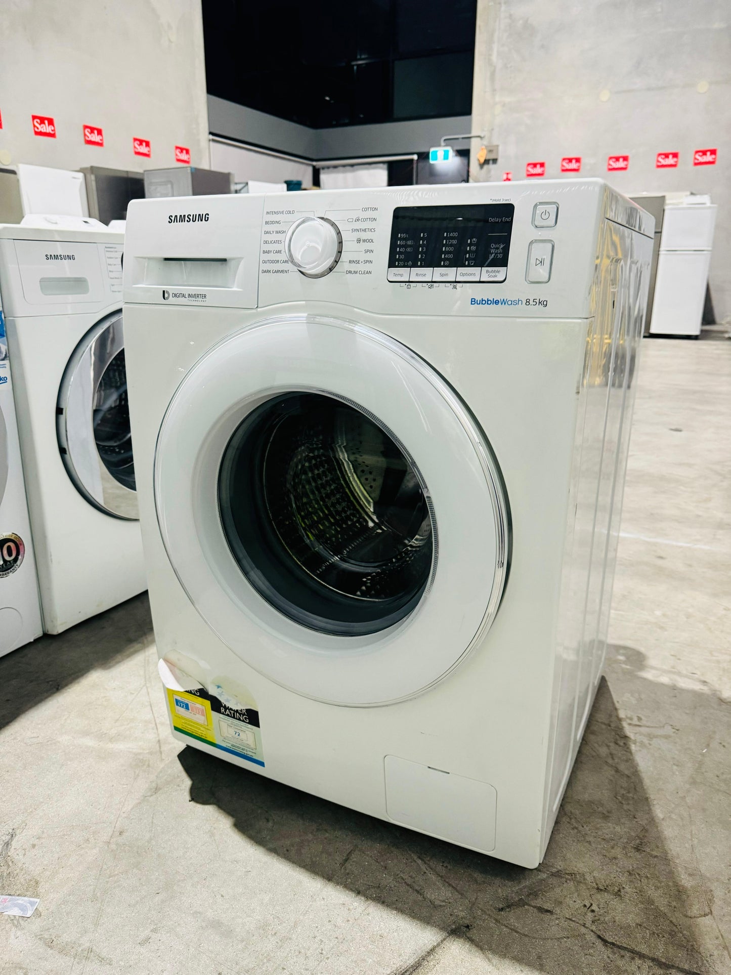 **SAMSUNG 8.5KGS FRONT LOADER WASHING MACHINE**